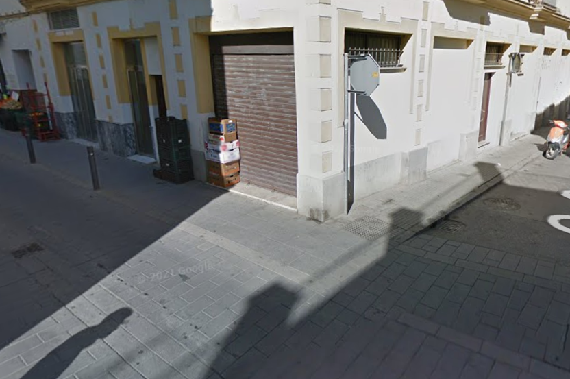 Lugar donde fue el accidente y murió una menor en Sanlúcar.