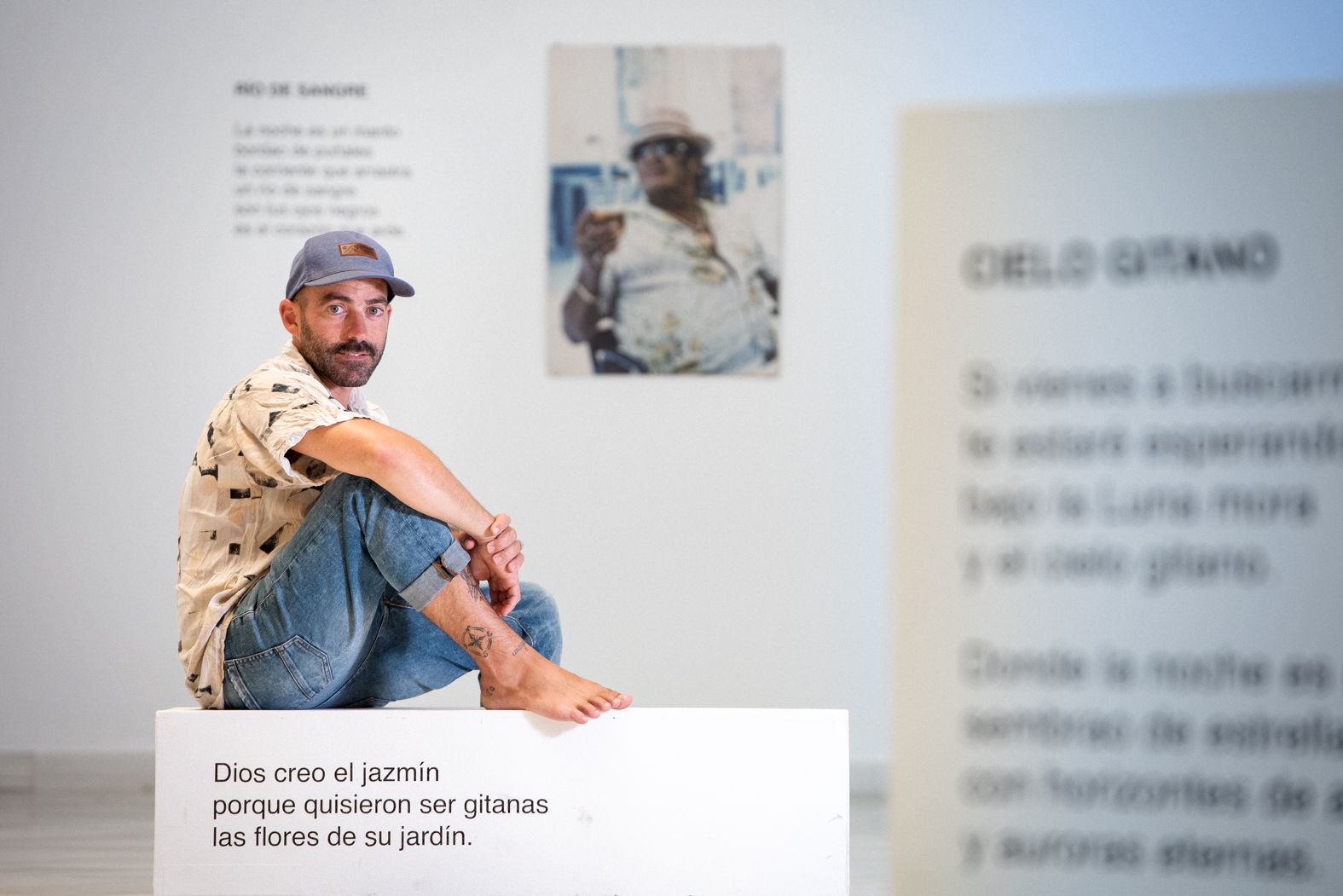 Tani Figueras, artista portuense creador de la exposición 'Amor Jondo' en El Puerto. 