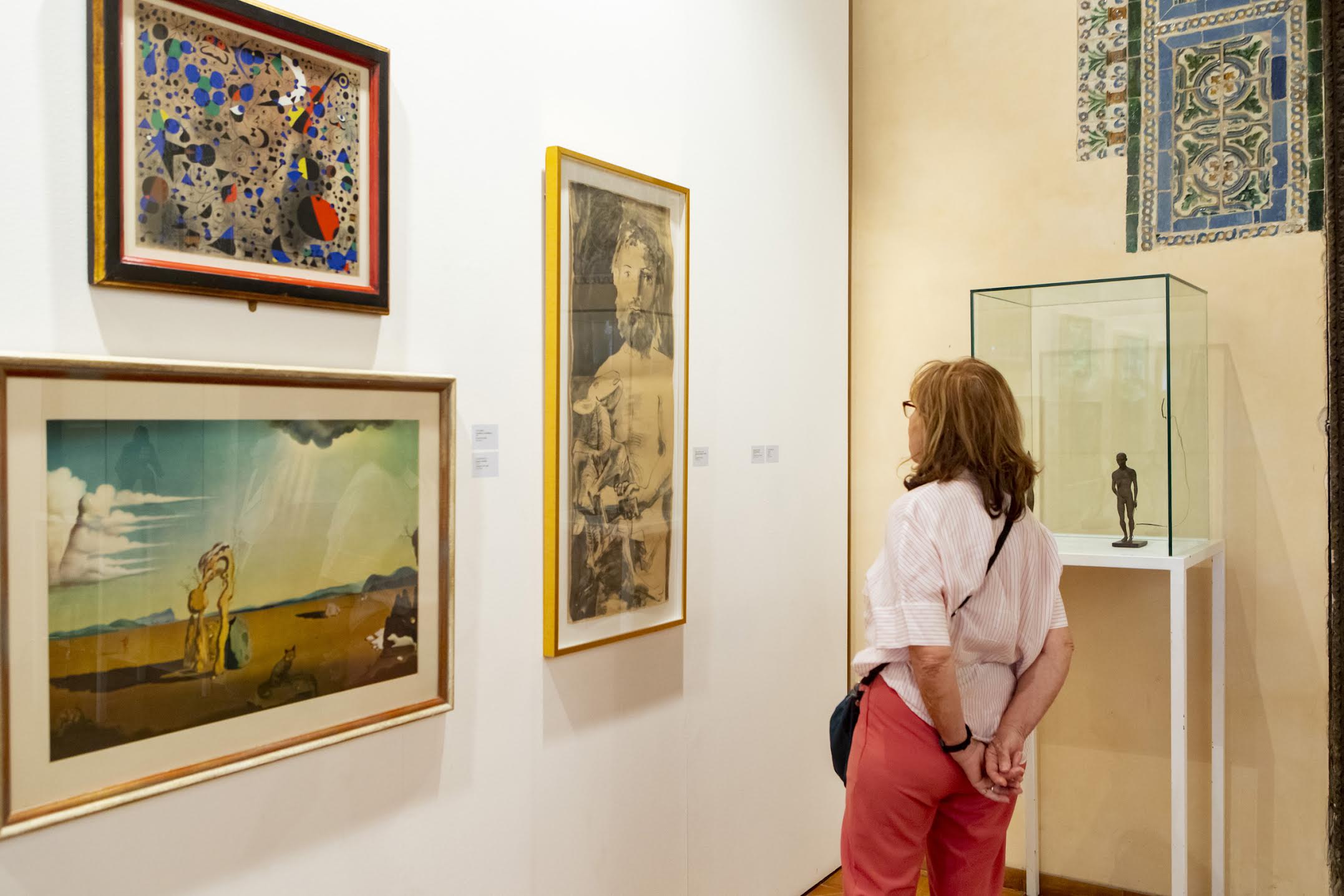 Una de las exposiciones abiertas. 