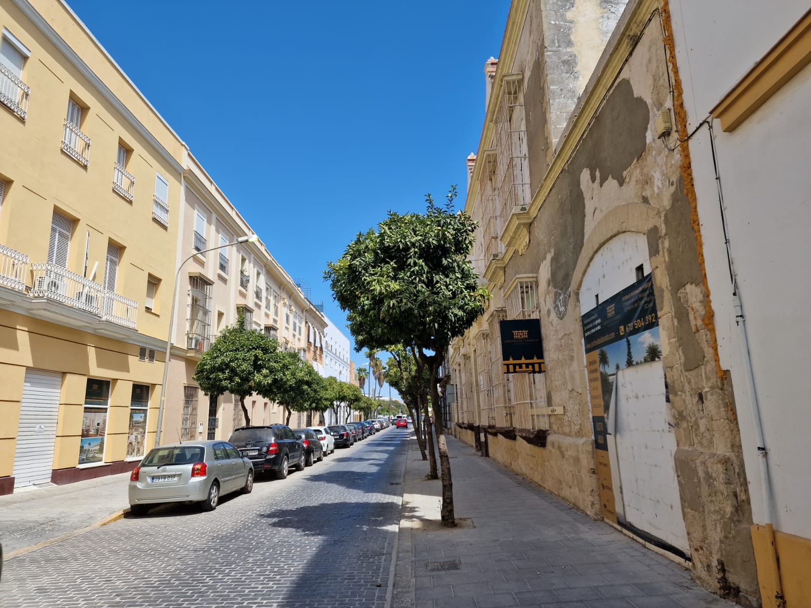 Calle Larga en El Puerto.