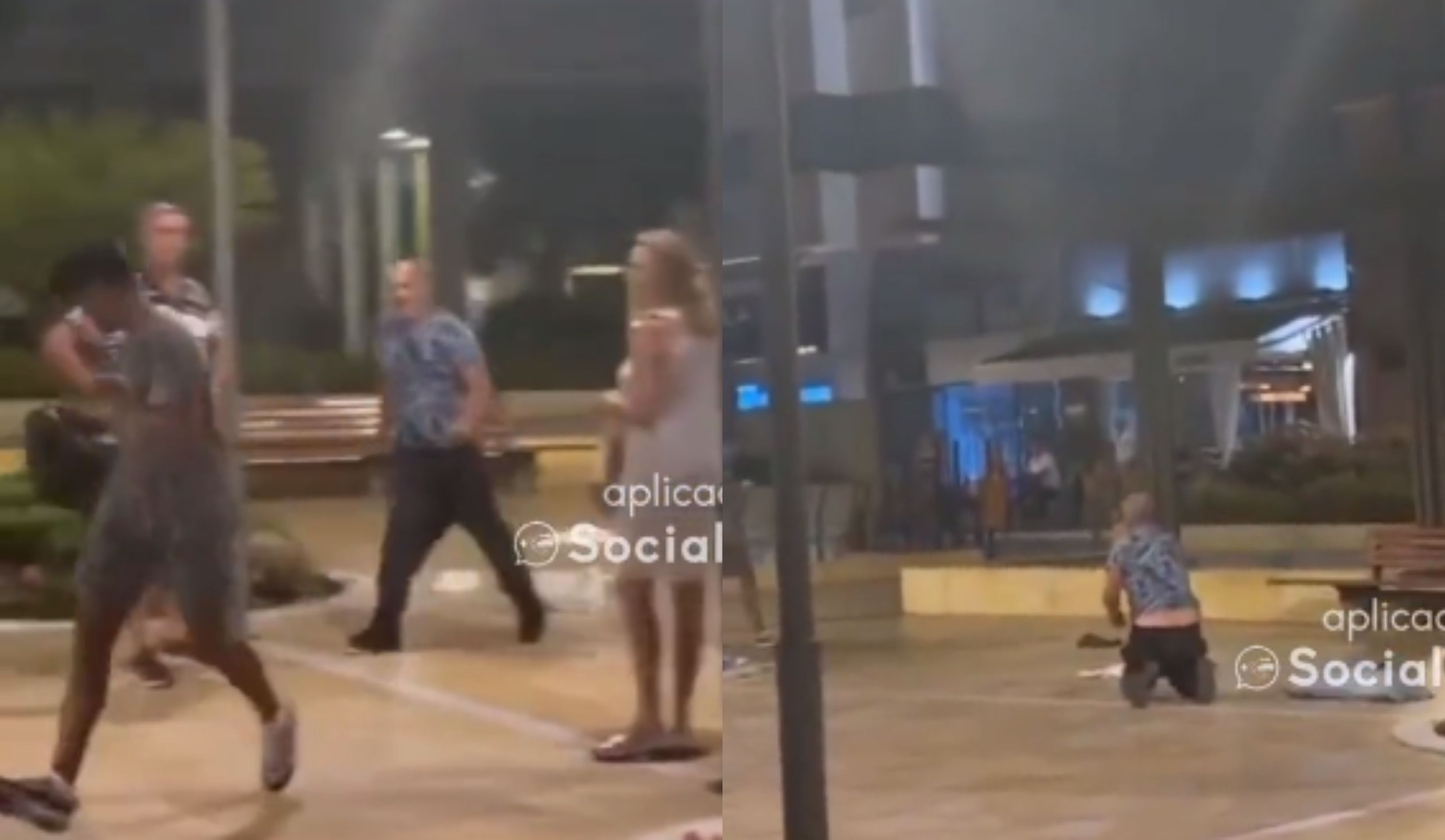 Un joven humilla a un sintecho en Marbella. X