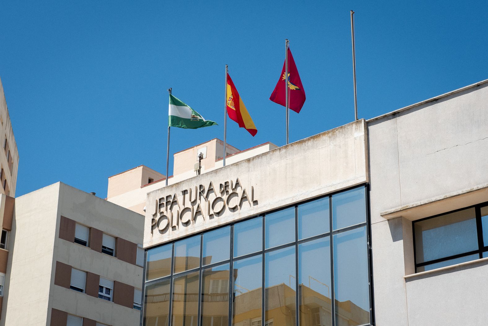 La jefatura de la Policía Local de Cádiz, en una imagen reciente.