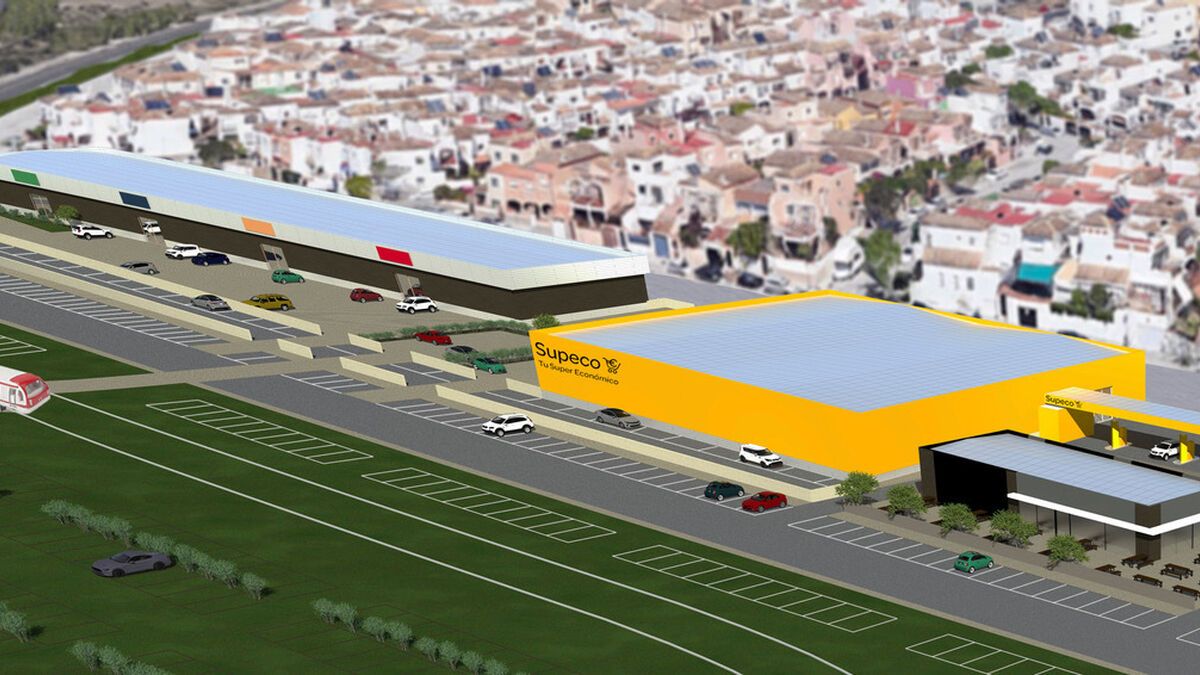 Infografía del futuro parque comercial Trocadero, en Puerto Real. 