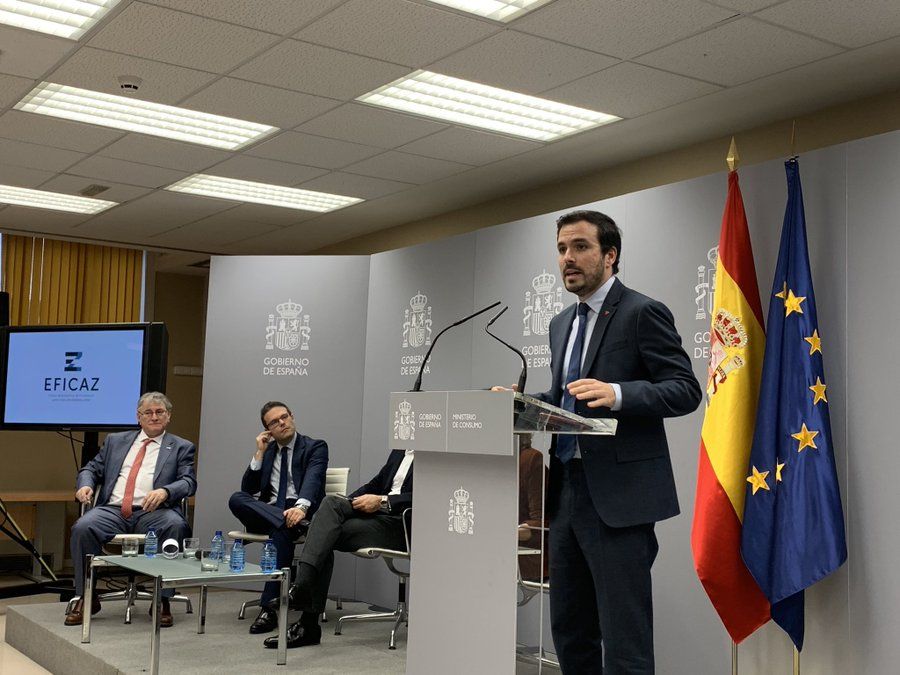 El ministro de Consumo, Alberto Garzón, en una comparecencia reciente.
