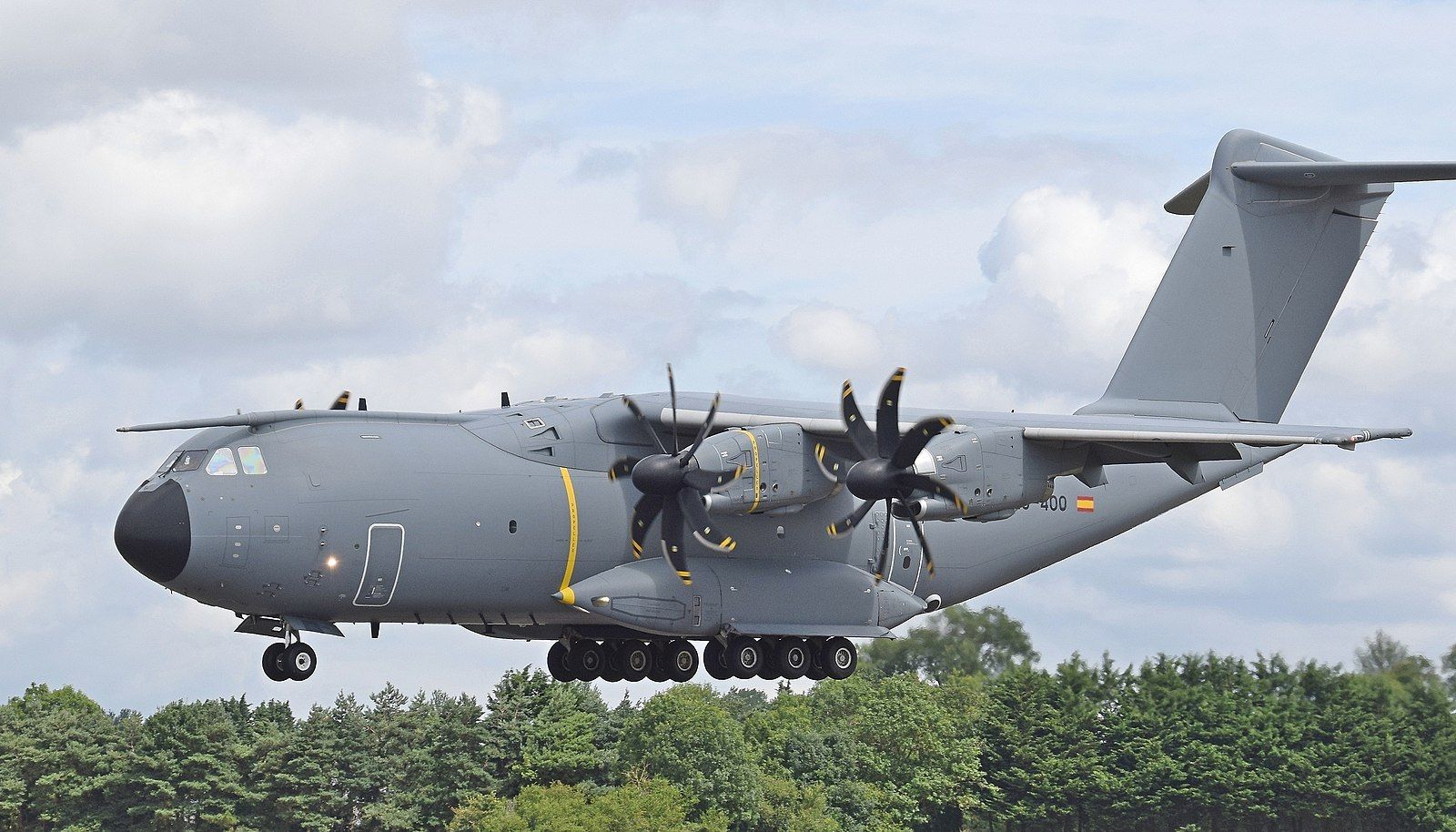 Un Airbus A400M, en una imagen reciente. FOTO: ADRIAN PINGSTONE