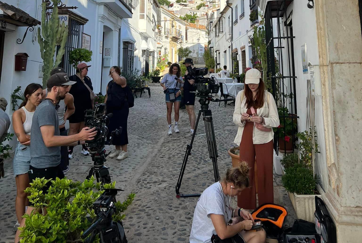 Rodaje de una productora canadiense en Jimena de la Frontera. 