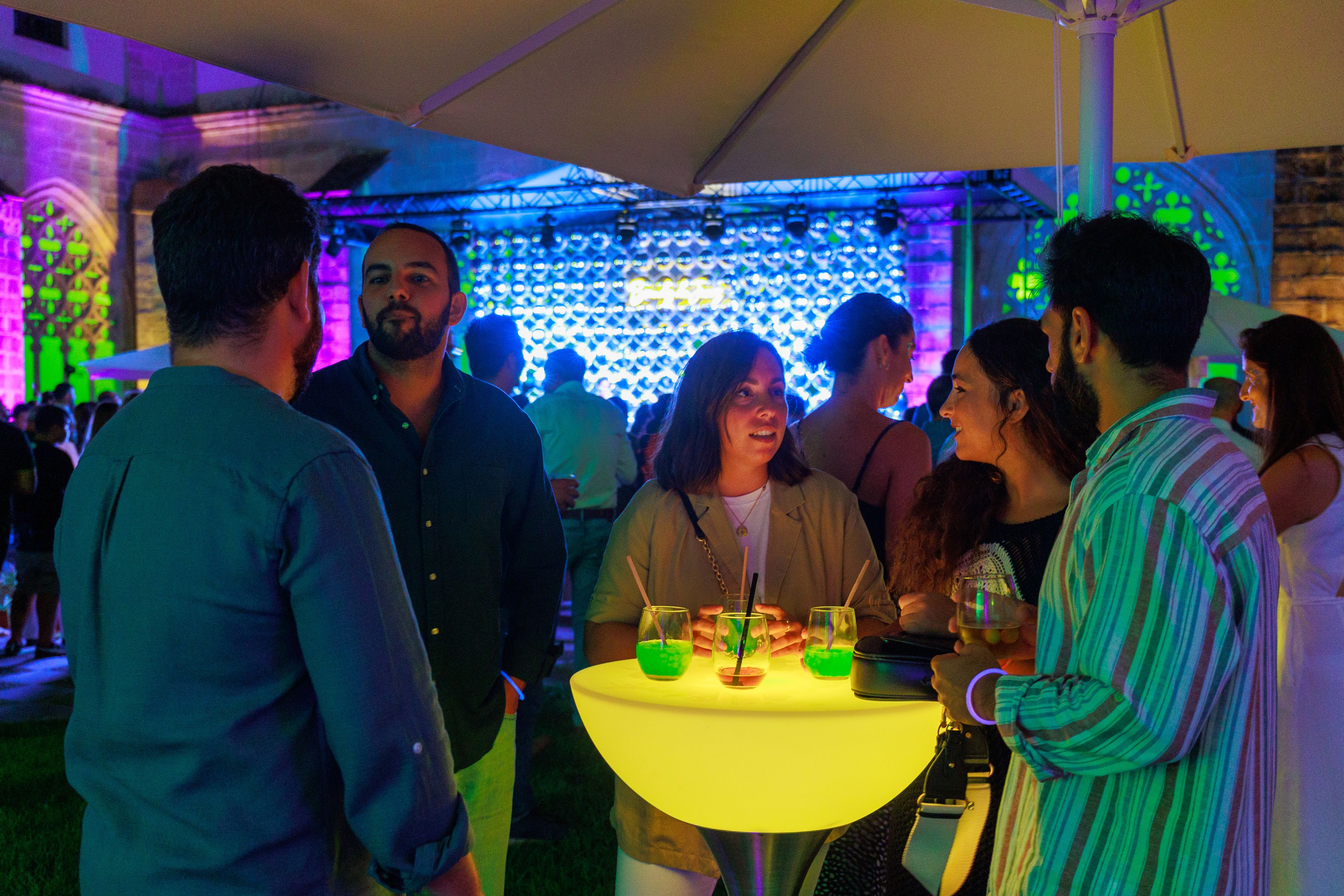 Ambiente en los Claustros de Santo Domingo. 