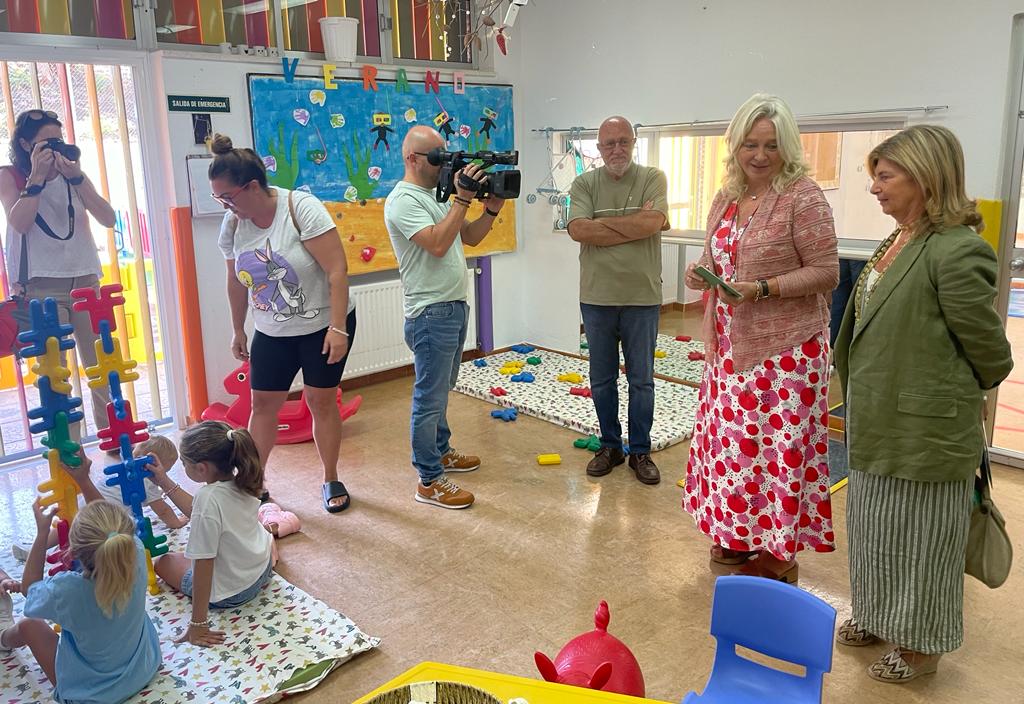 Más de 10.000 niños y niñas comienzan el curso de 0 a 3 años en la provincia de Cádiz. En la imagen, Colombo en la Escuela Infantil Primavera.