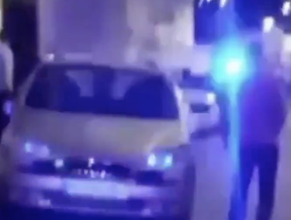 Imagen de un vídeo grabado por los vecinos ante el suceso en la zona Sur, este pasado sábado.