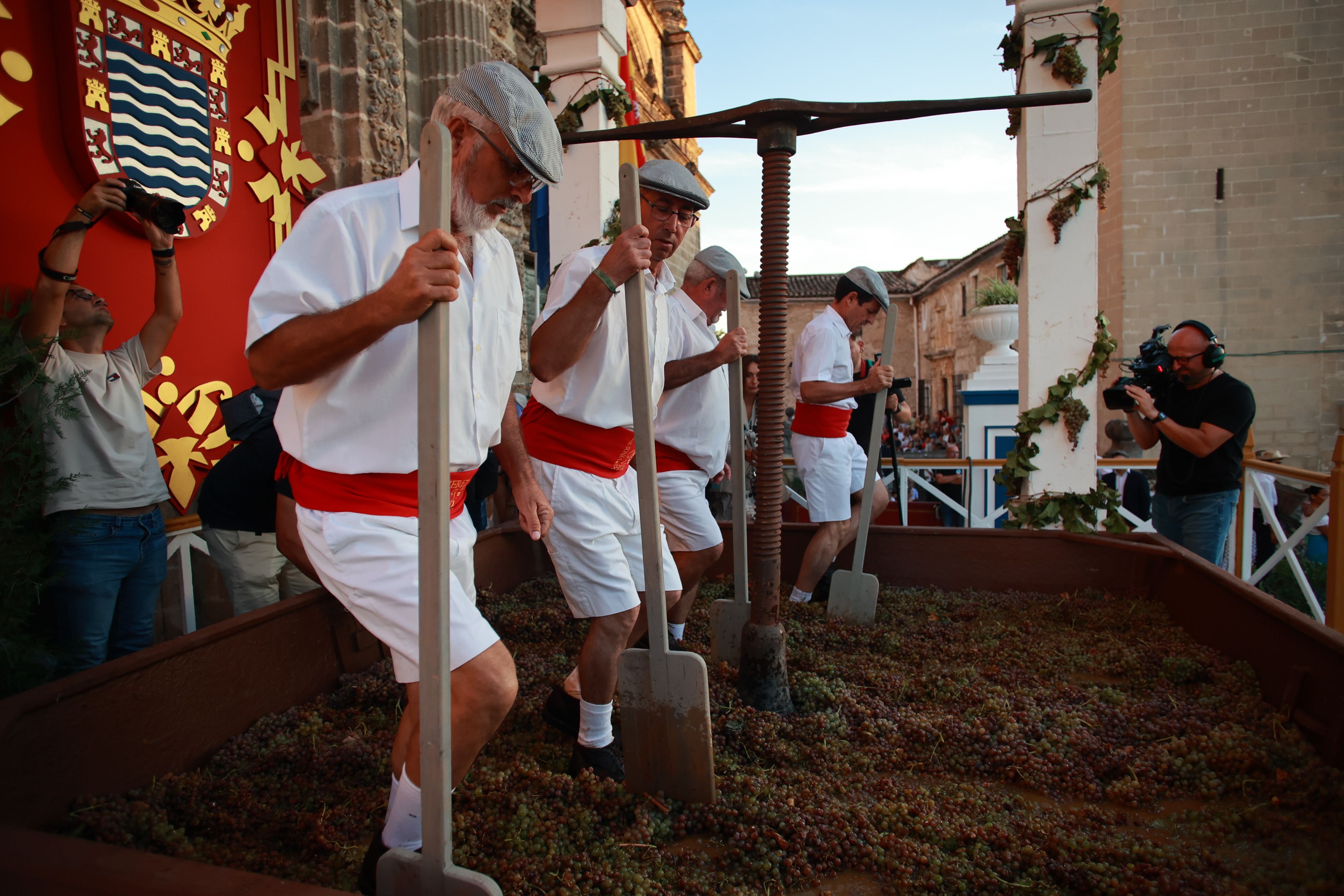 El acto de la Pisa de la Uva