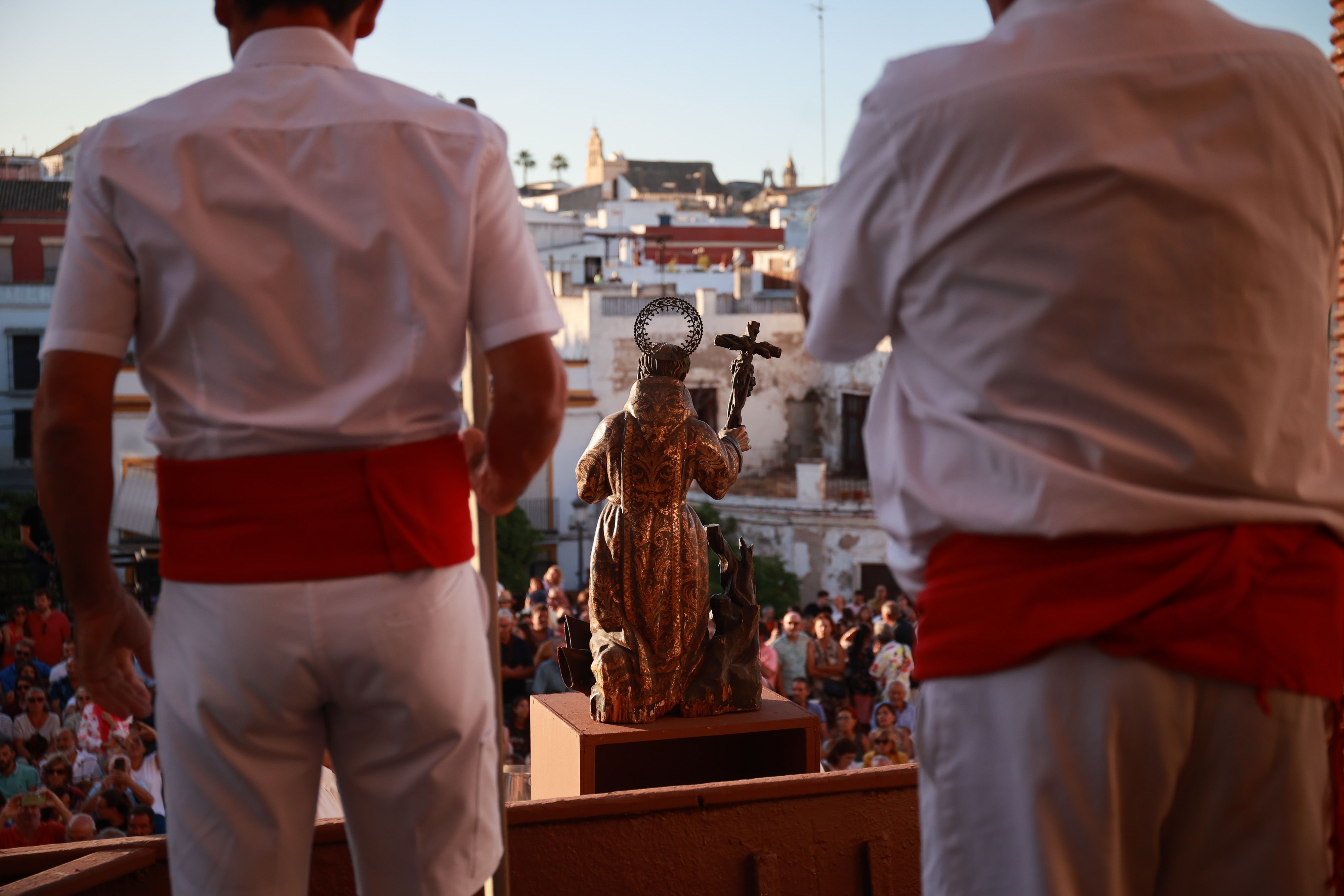 El acto de la Pisa de la Uva, a principios de este septiembre en Jerez.