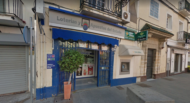 La administración de Loterías donde se selló el boleto, en una imagen de Google Maps.