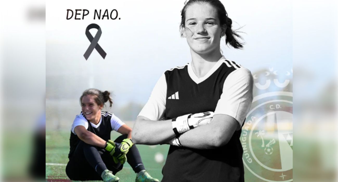 Naomi Mendoza, joven portera de 17 años que ha perdido la vida tras una enfermedad.