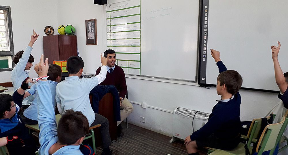 Una clase del colegio Altair, en una imagen de archivo.