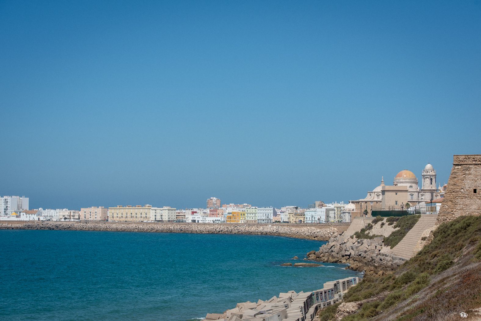 Una imagen del Campo del Sur, en Cádiz.