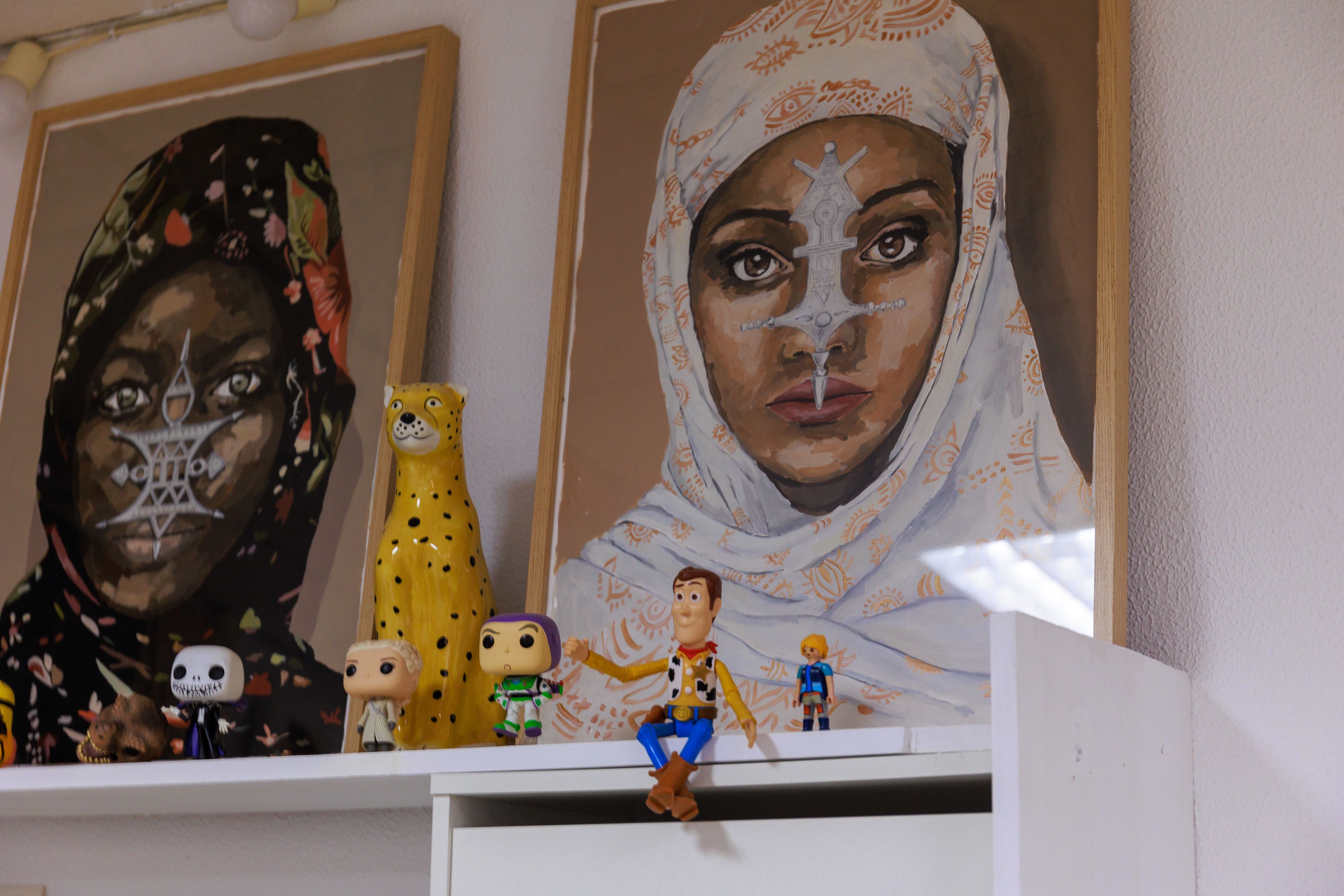 Detalle de la obra de Laura Pintado.