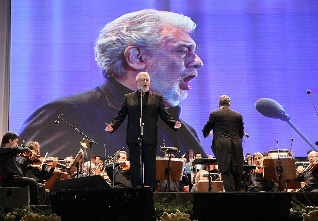 Plácido Domingo, en una actuación. 