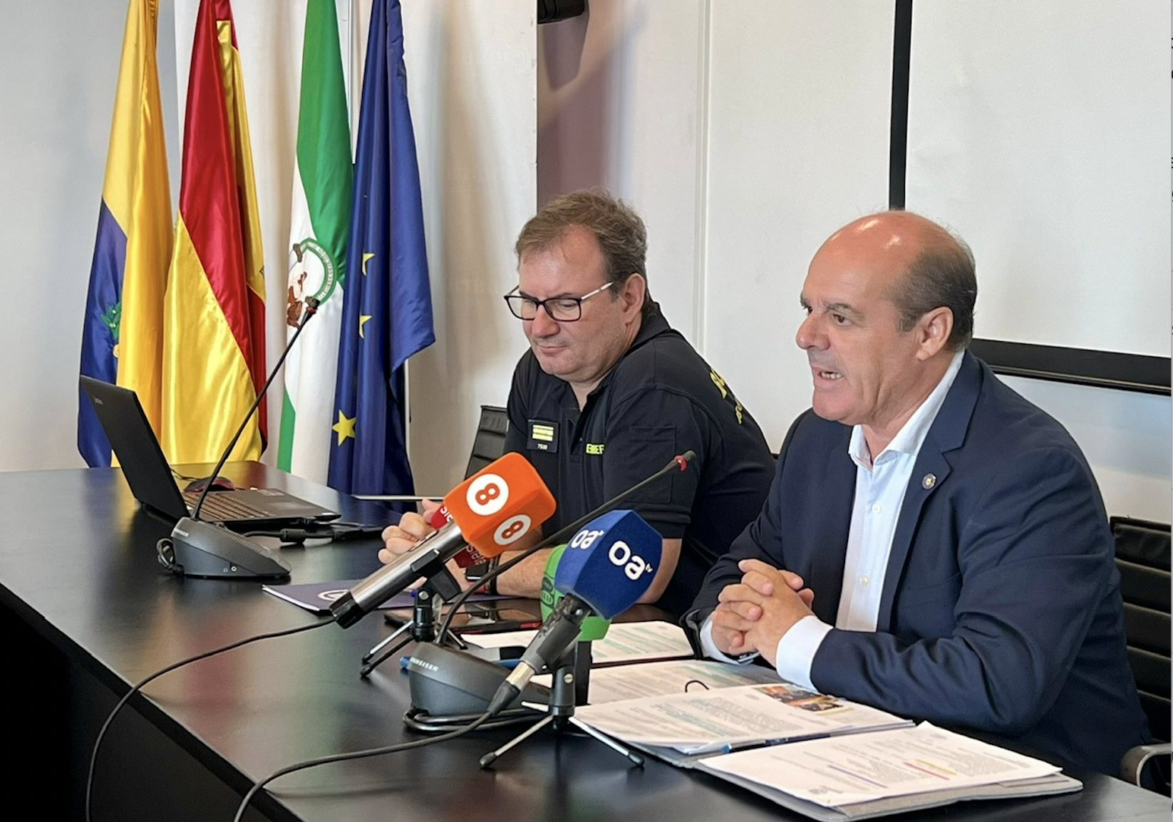 Francisco Vaca durante su comparecencia. 