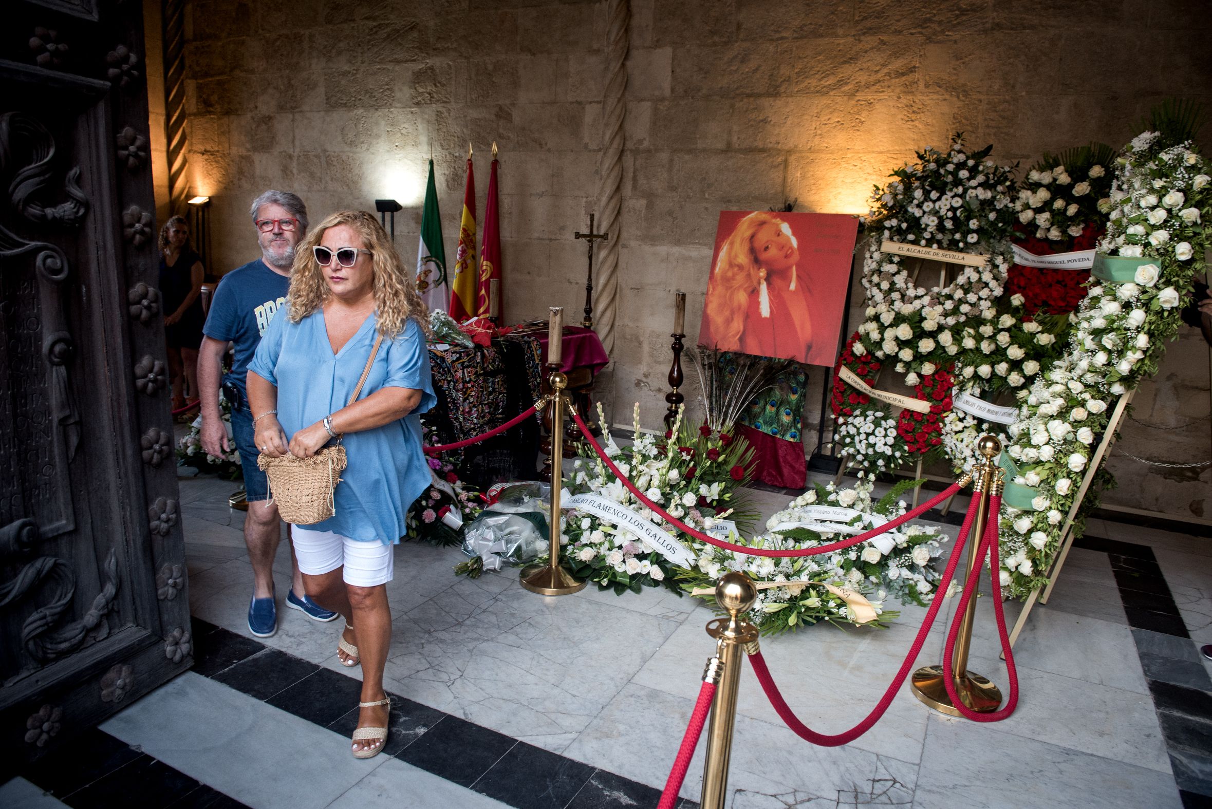 ENTIERRO DE MARIA JIMENEZ EN SEVILLA 