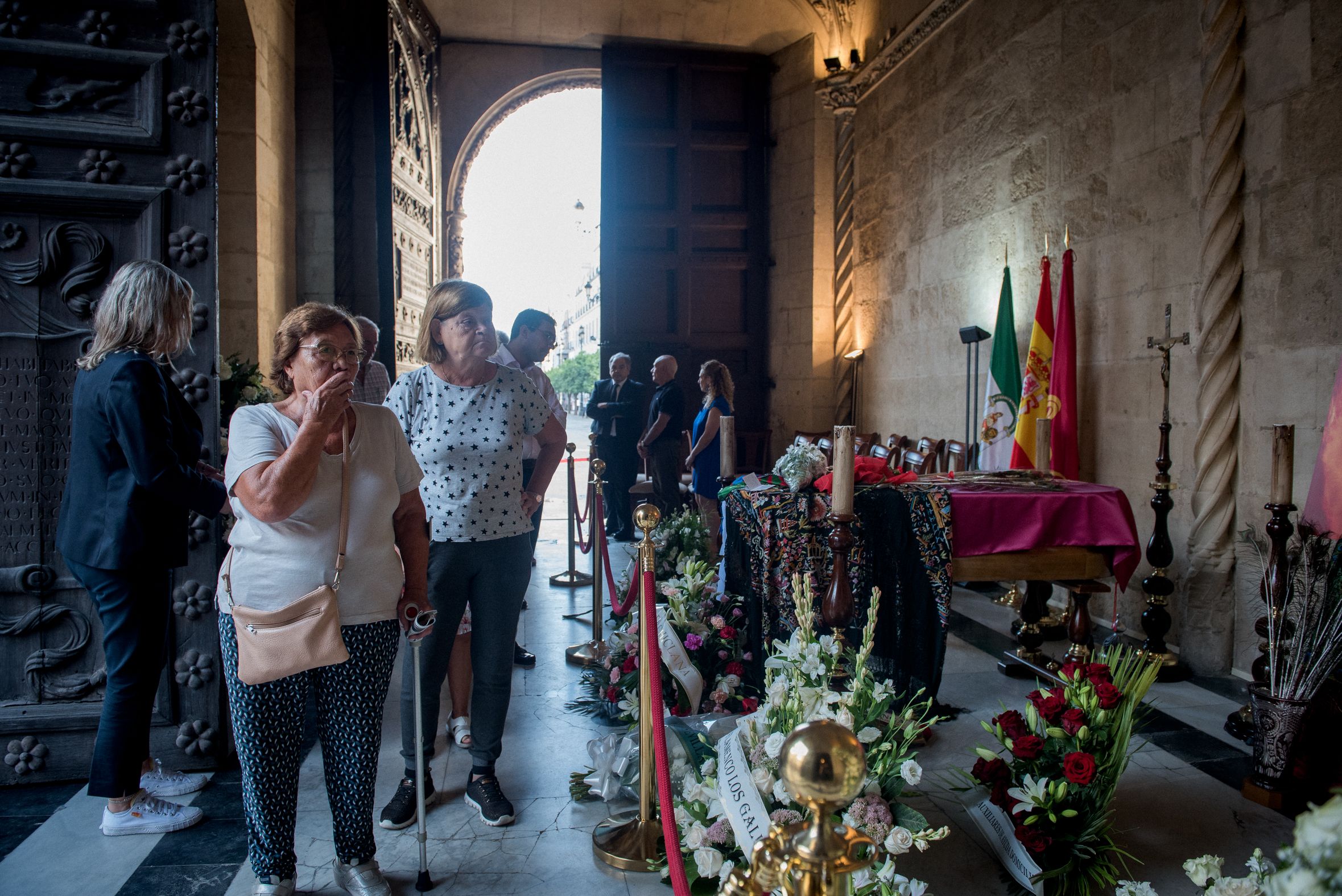 ENTIERRO DE MARIA JIMENEZ EN SEVILLA 