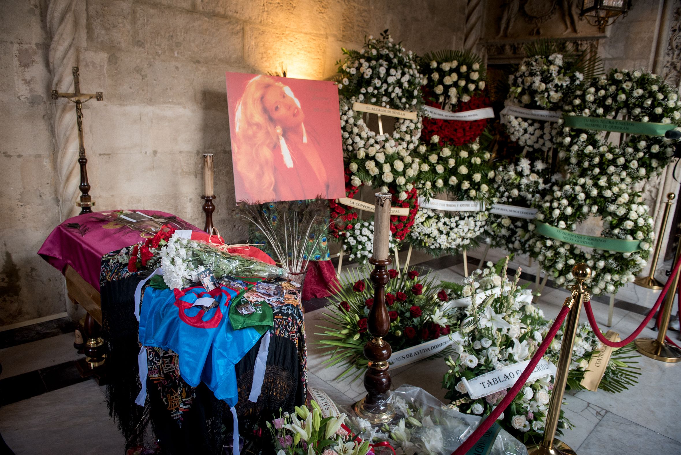ENTIERRO DE MARIA JIMENEZ EN SEVILLA 