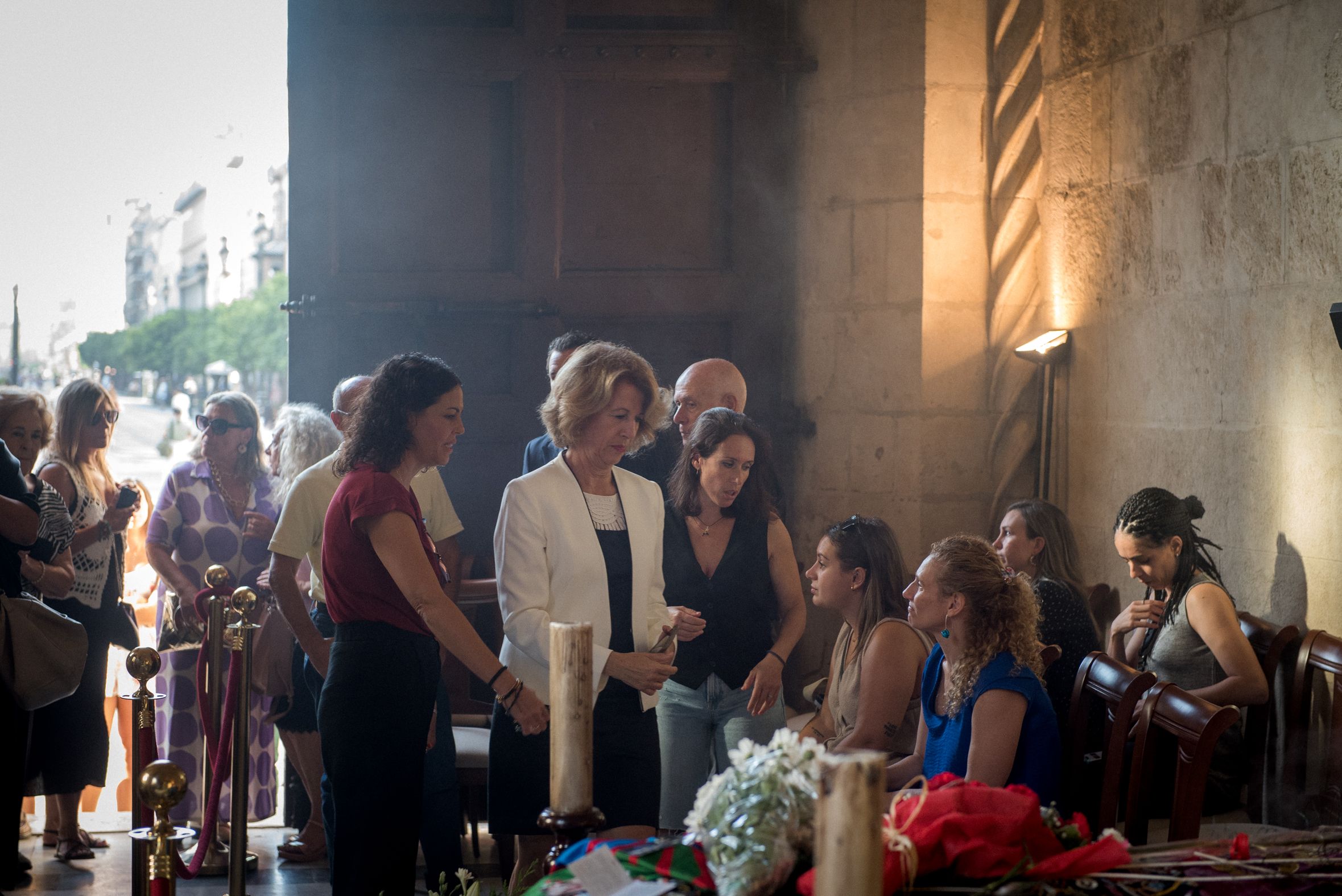 ENTIERRO DE MARIA JIMENEZ EN SEVILLA 