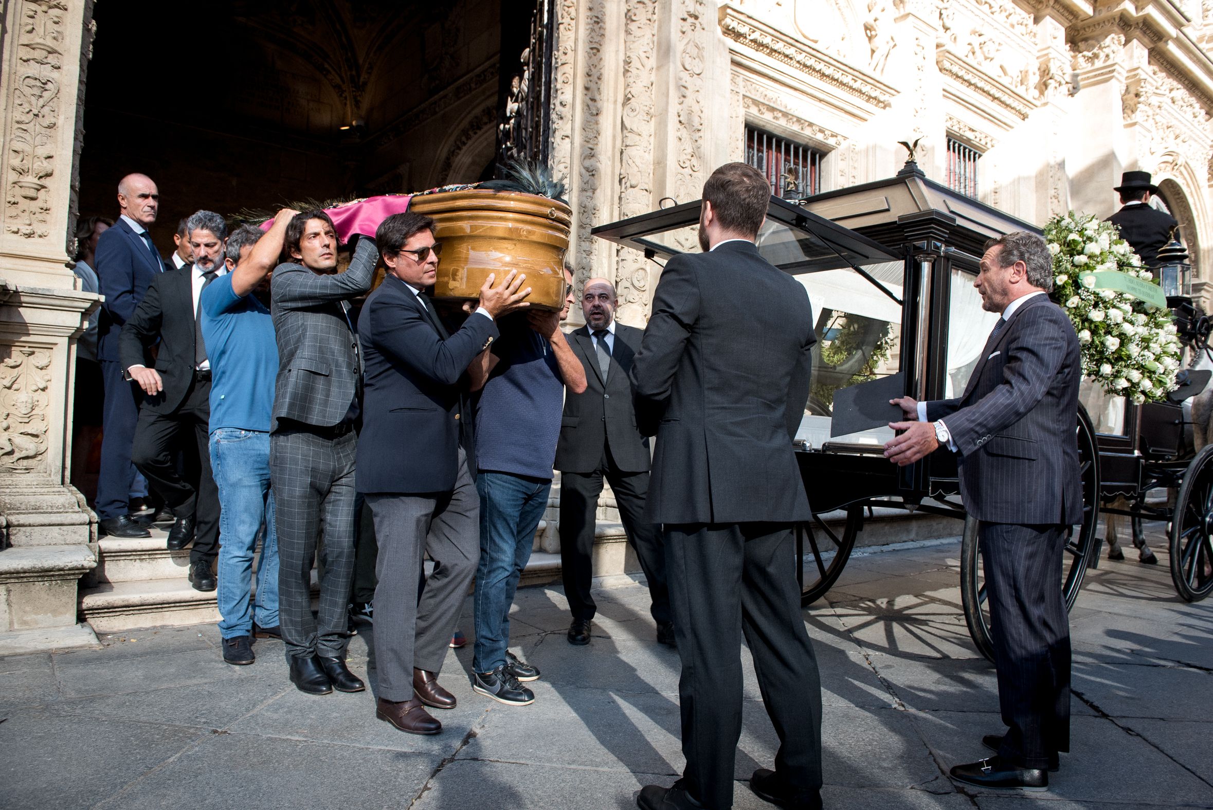 ENTIERRO DE MARIA JIMENEZ EN SEVILLA 