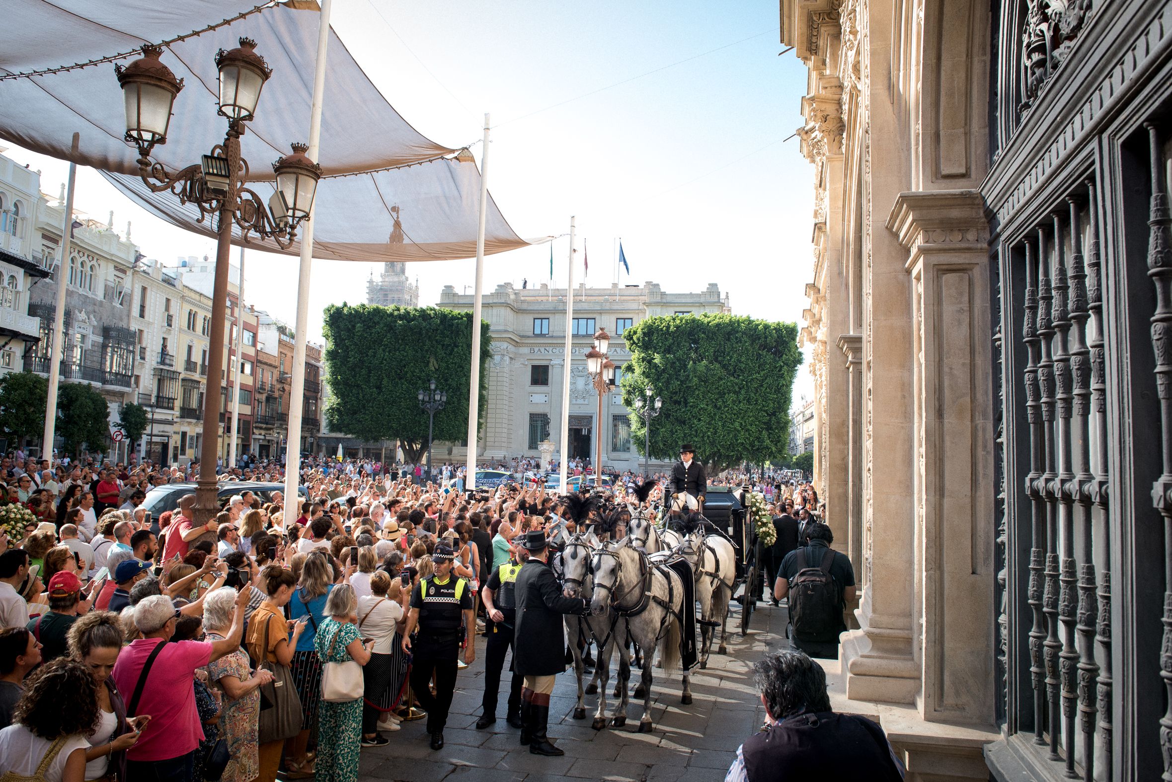 ENTIERRO DE MARIA JIMENEZ EN SEVILLA 