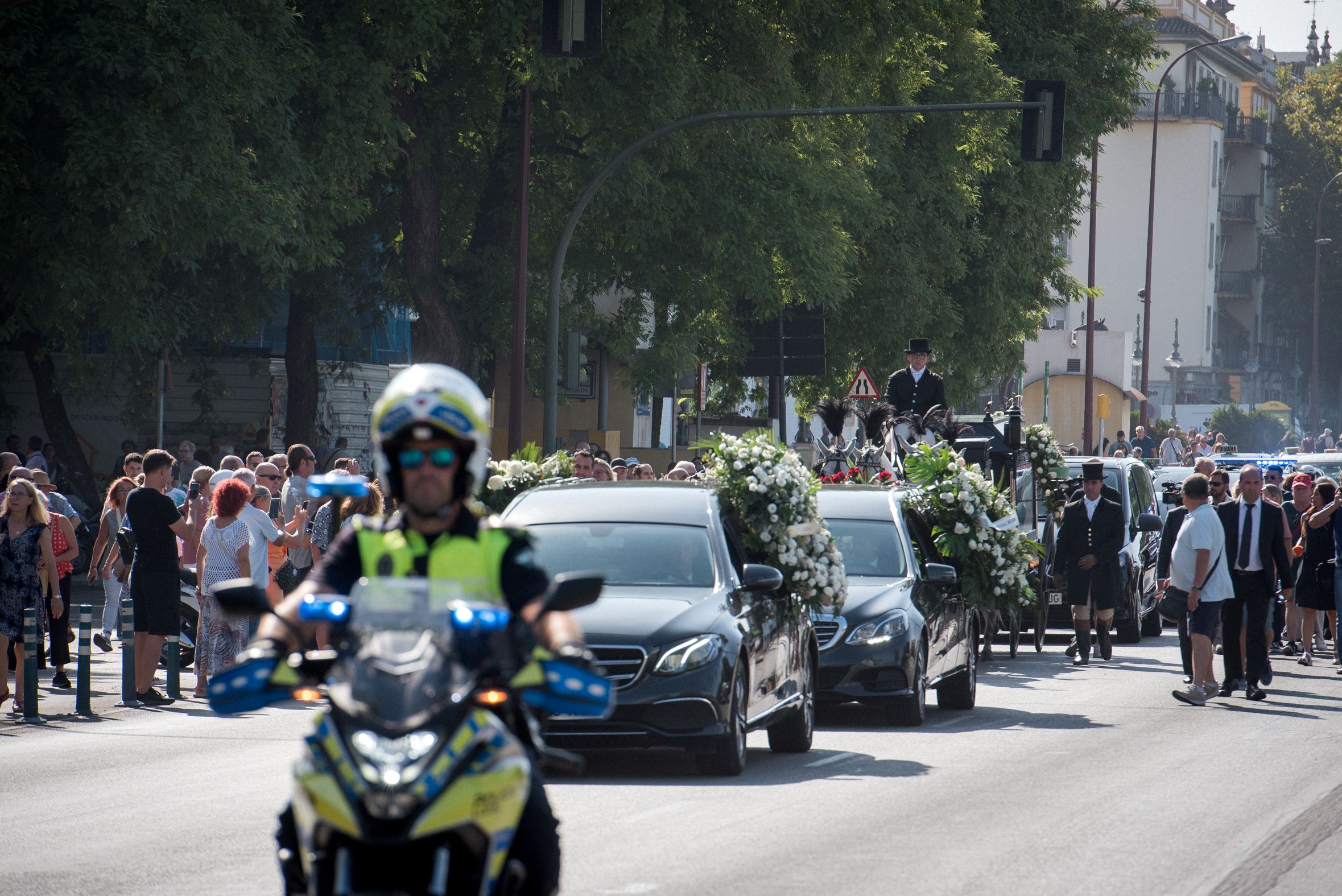 ENTIERRO DE MARIA JIMENEZ EN SEVILLA 