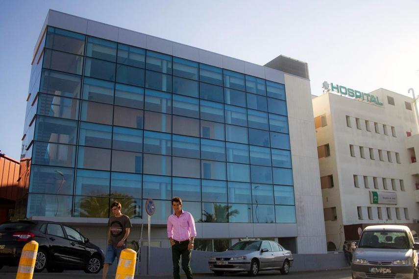 El edificio de Radioterapia del Hospital de Jerez.