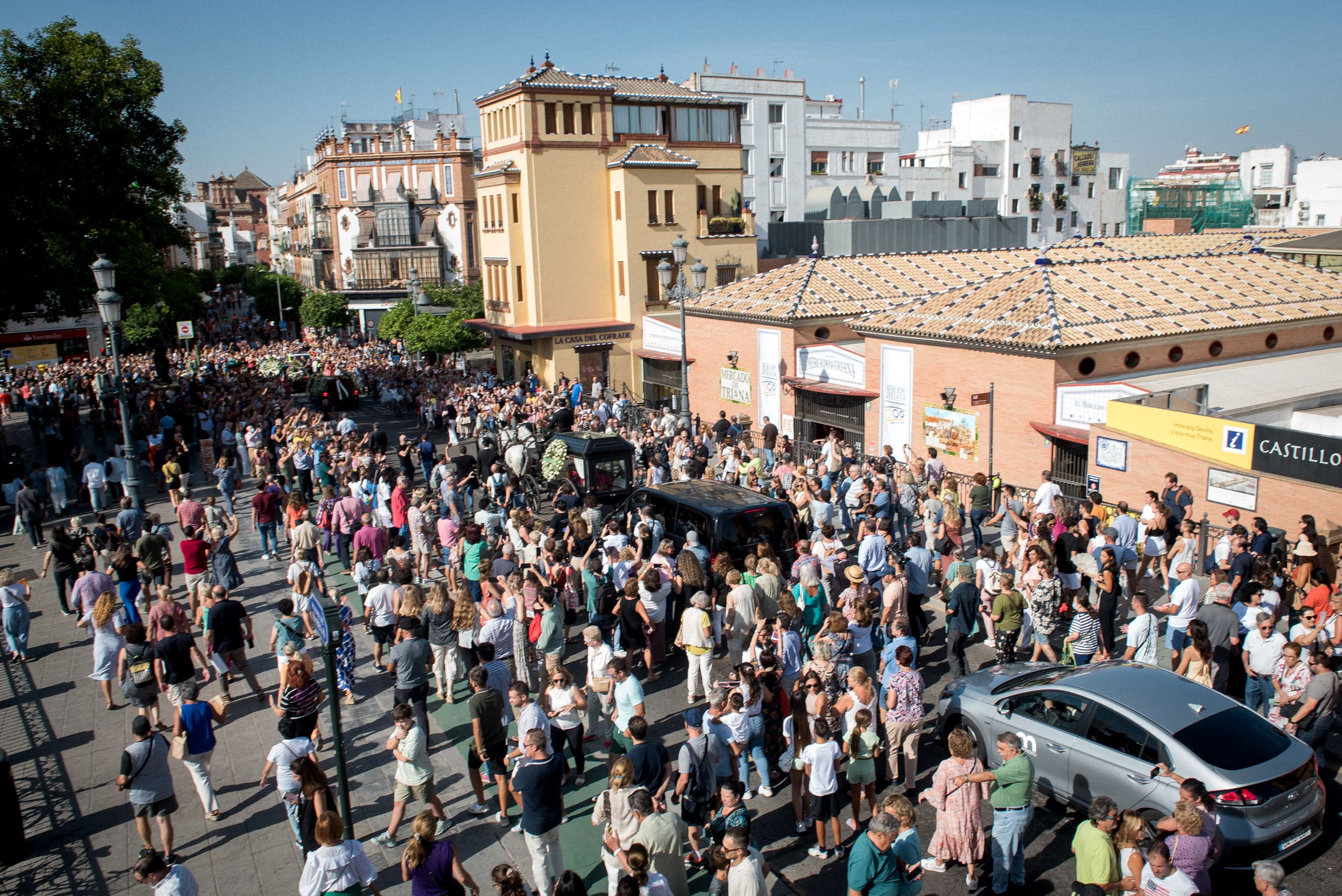 ENTIERRO DE MARIA JIMENEZ EN SEVILLA 