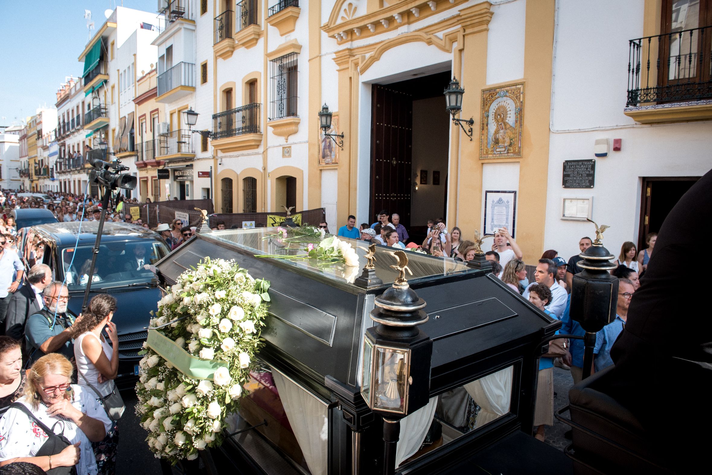 ENTIERRO DE MARIA JIMENEZ EN SEVILLA 