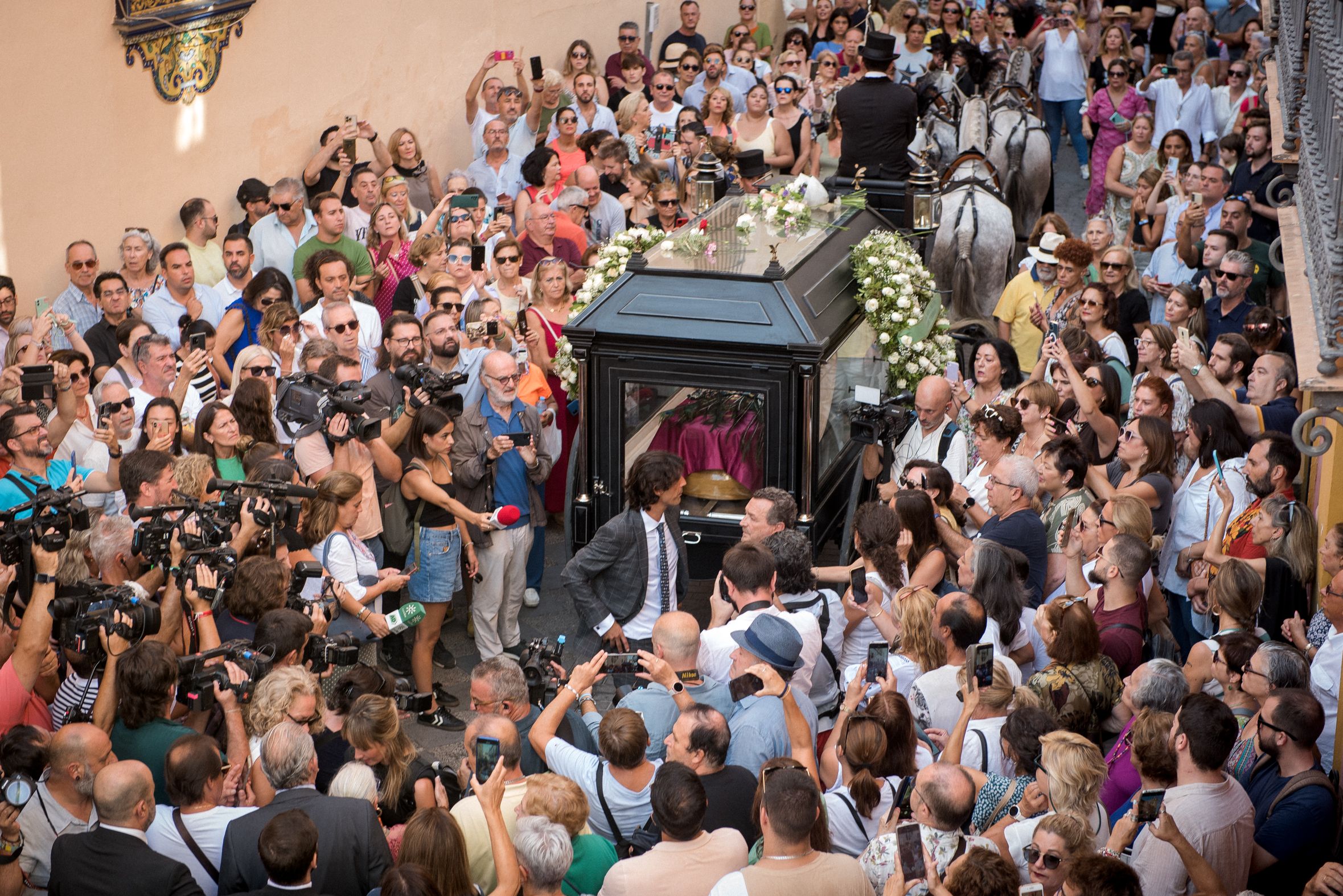 ENTIERRO DE MARIA JIMENEZ EN SEVILLA 