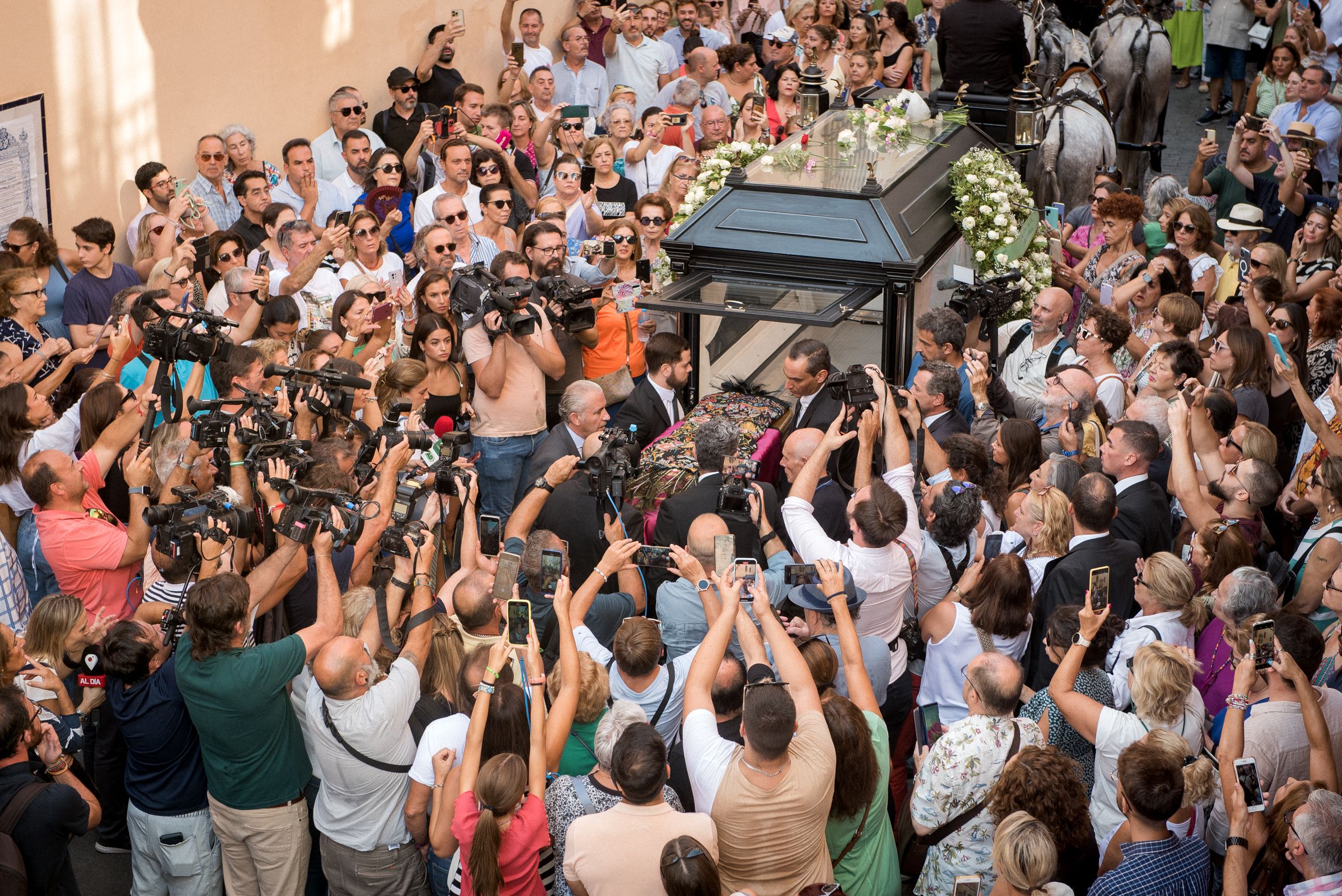 ENTIERRO DE MARIA JIMENEZ EN SEVILLA 