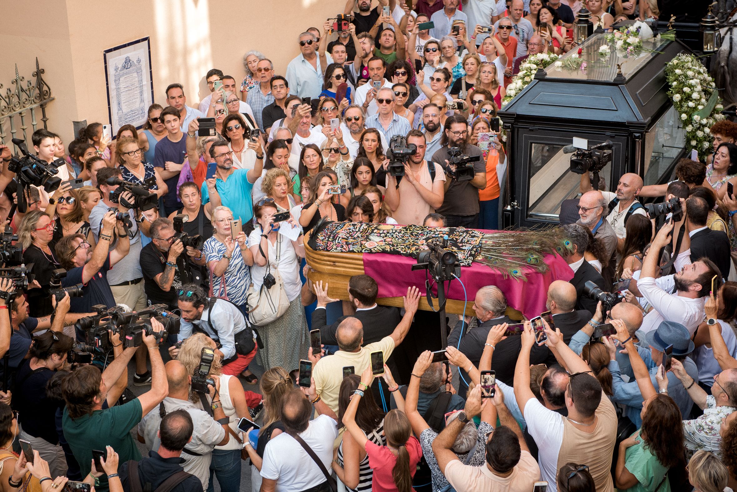 ENTIERRO DE MARIA JIMENEZ EN SEVILLA 