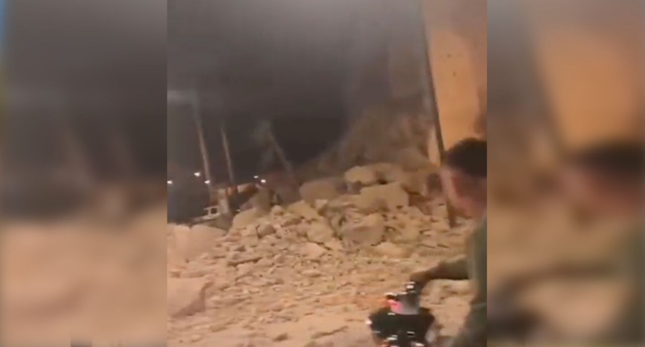 Un edificio se ha venido abajo tras el terermoto en Marruecos.  