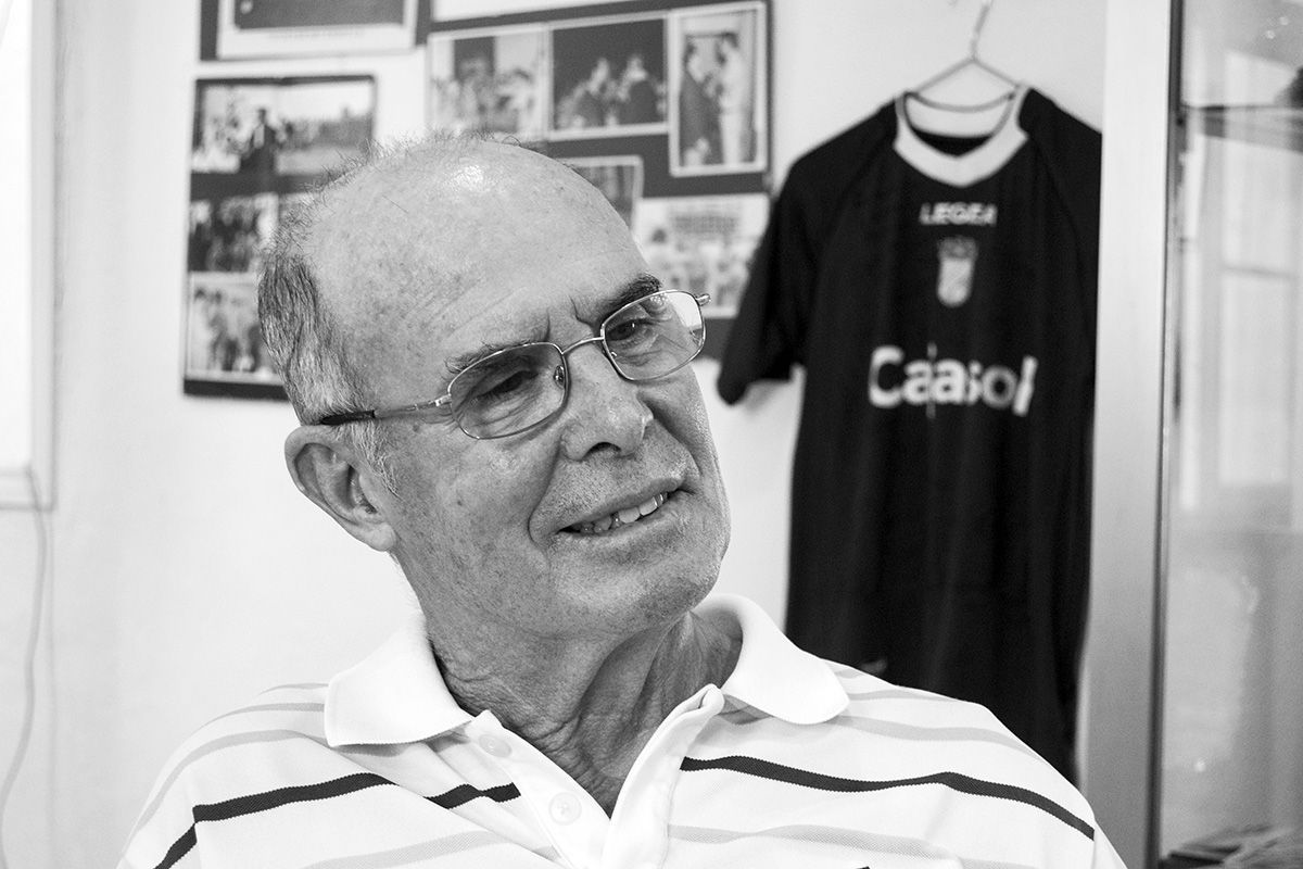 Pepe Ravelo durante una entrevista con lavozdelsur.es. FOTO: PABLO URIEL.