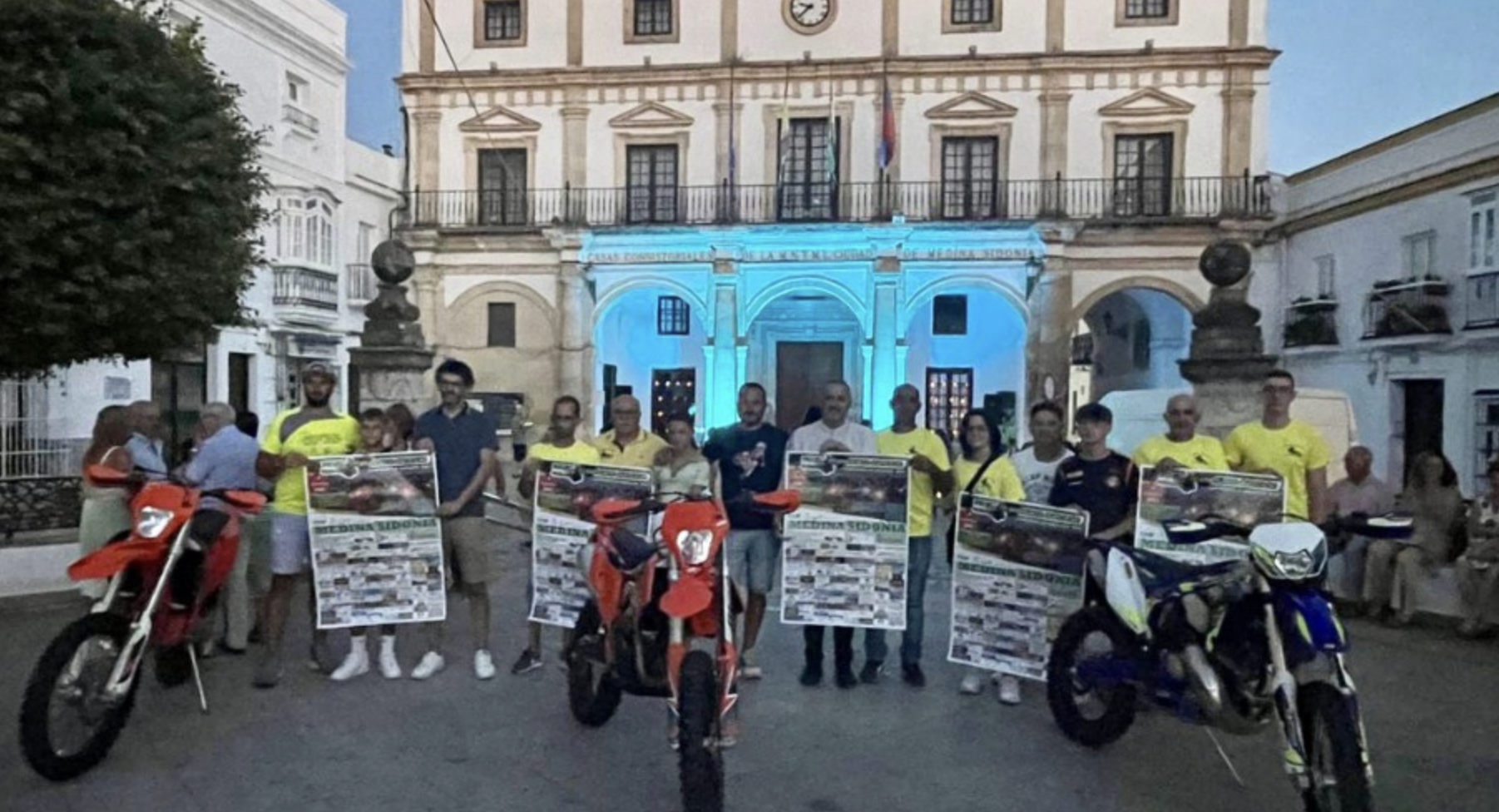 Presentación de la prueba en el Ayuntamiento de Medina.