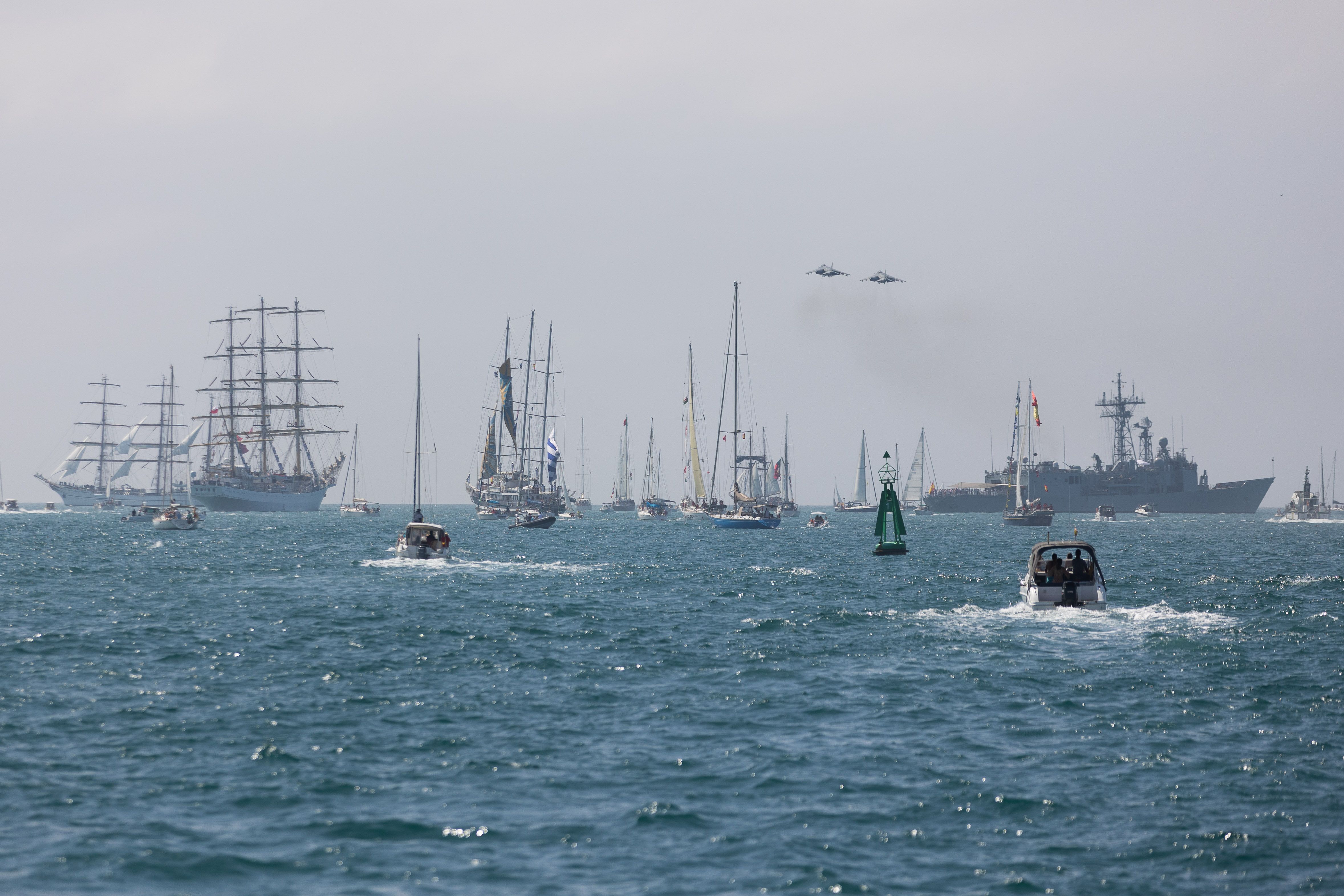 El domingo de la Gran Regata en Cádiz.