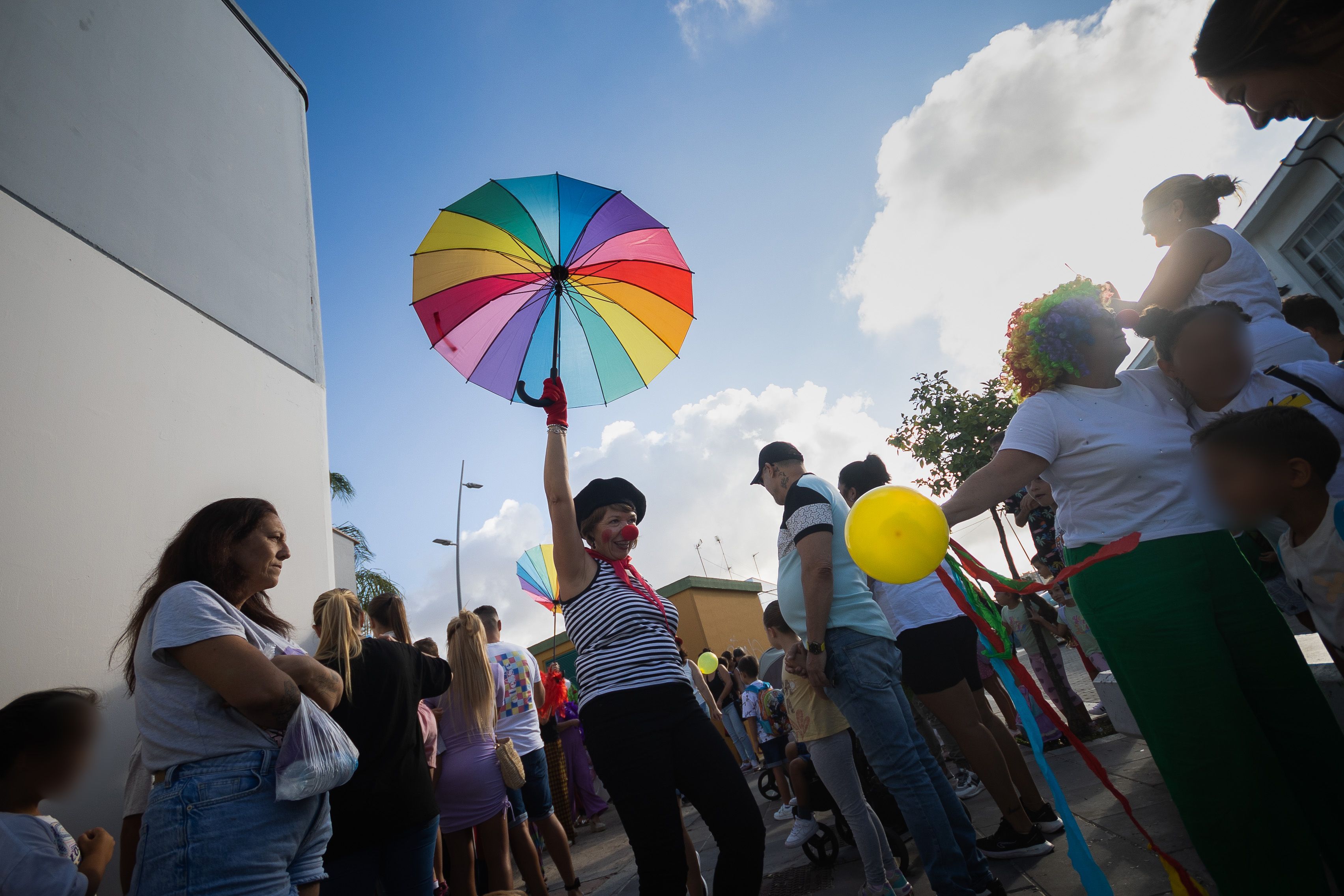 El inicio del curso 'de circo' en el CEIP Federico Mayo.