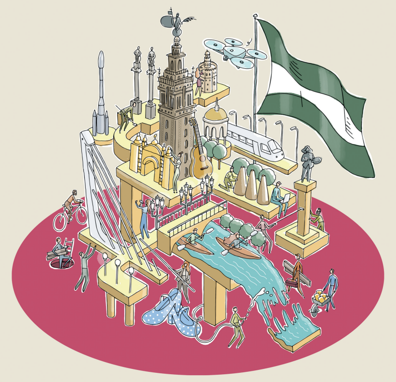 Portada de la publicación 'Informe del estado de Sevilla en 2020'.