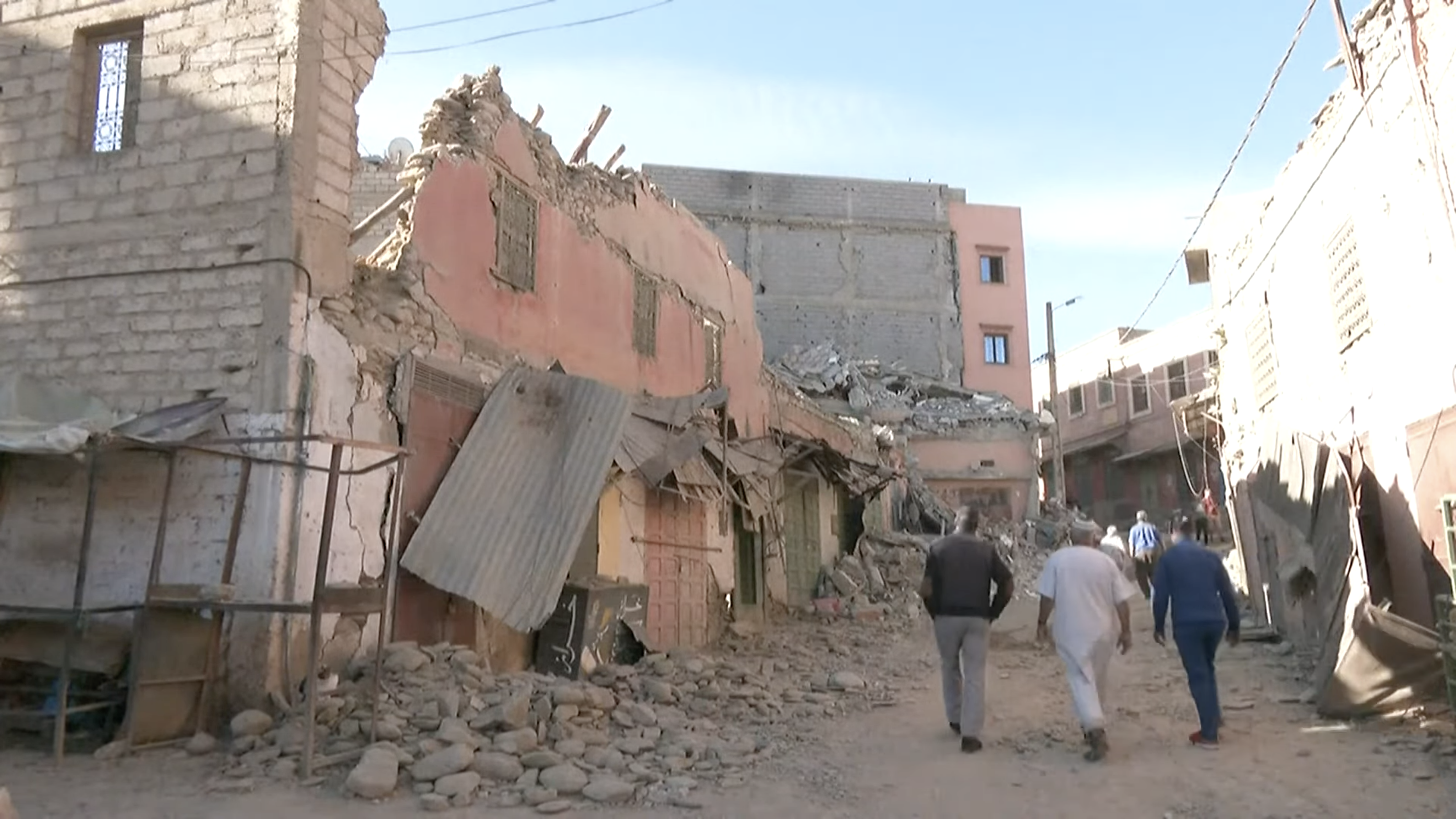 Tragedia en Marruecos: vista de Amaziz, localidad a unos 50 kilómetros de Marrakech. 