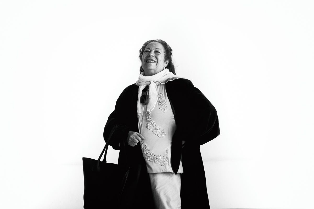 Antonia la Chana, tras el encuentro con lavozdelsur.es durante el 24 Festival de Jerez. FOTO: MANU GARCÍA