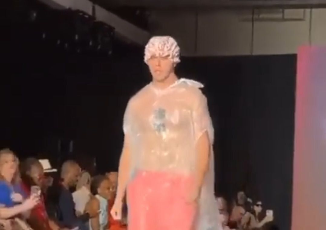 Momento vivido en la pasarela de Nueva York.