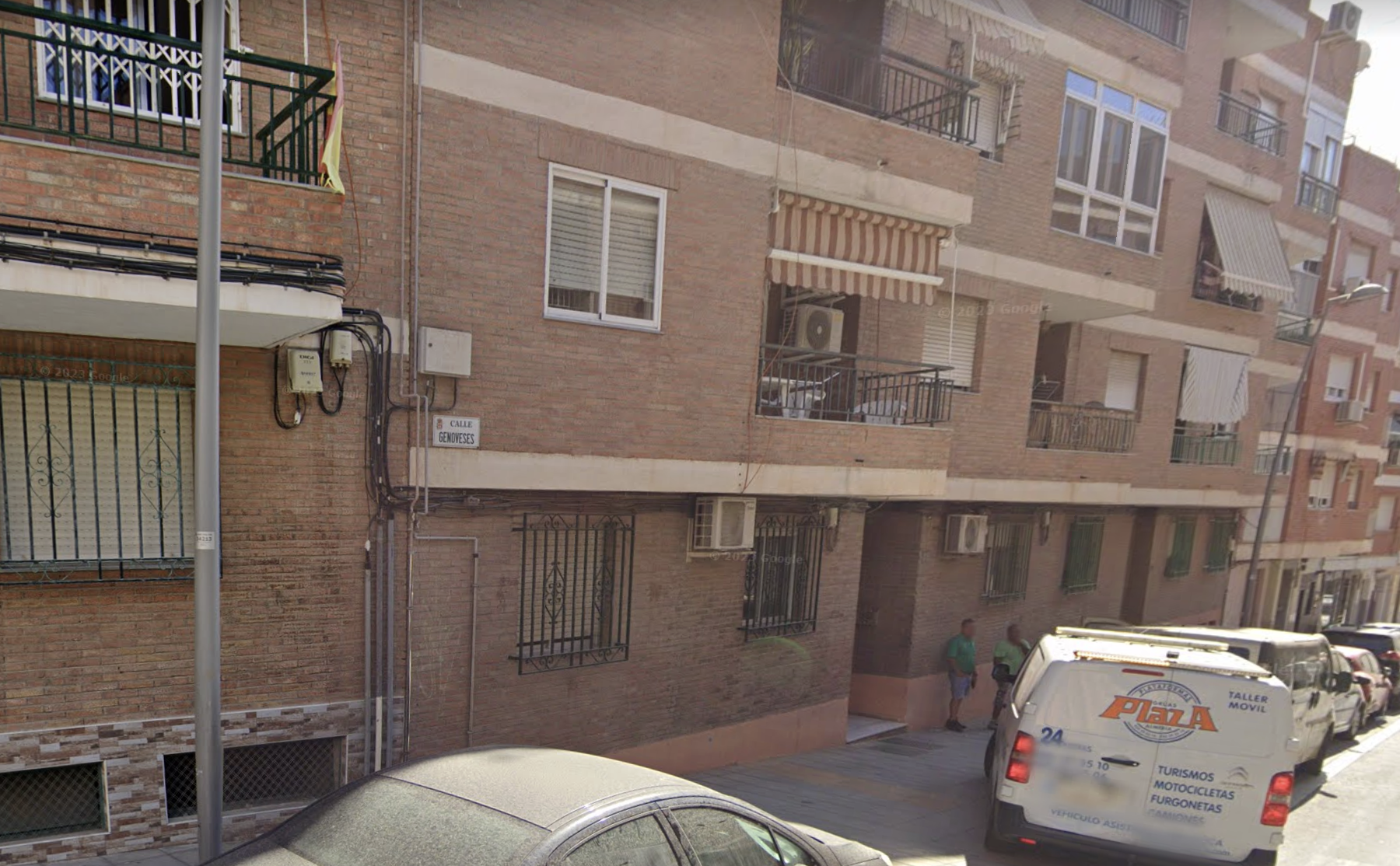 Zona donde se produjo la agresión en Almería, en una imagen de 'Google Maps'.
