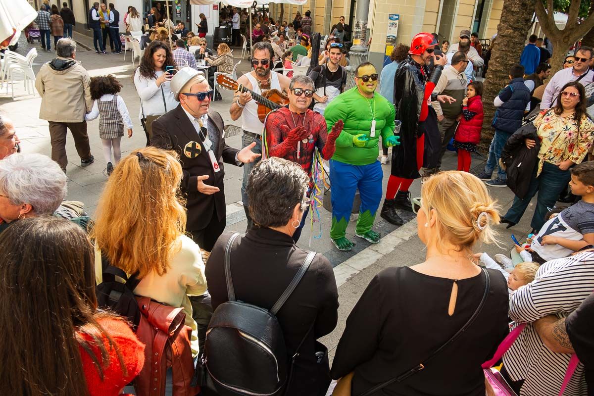 Una agrupación callejera en el carnaval de Jerez 2020, justo antes de la pandemia