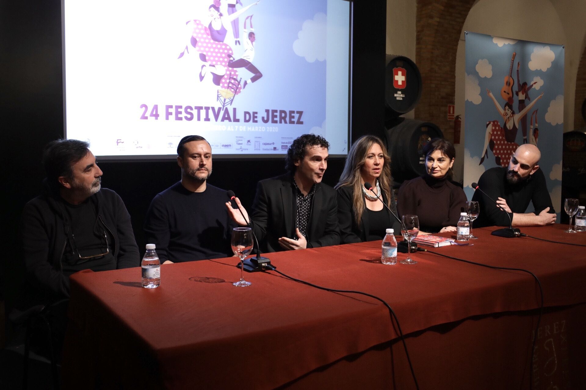 Andrés Peña y Pilar Ogalla durante la presentación de su espectáculo. FOTO: FESTIVAL DE JEREZ
