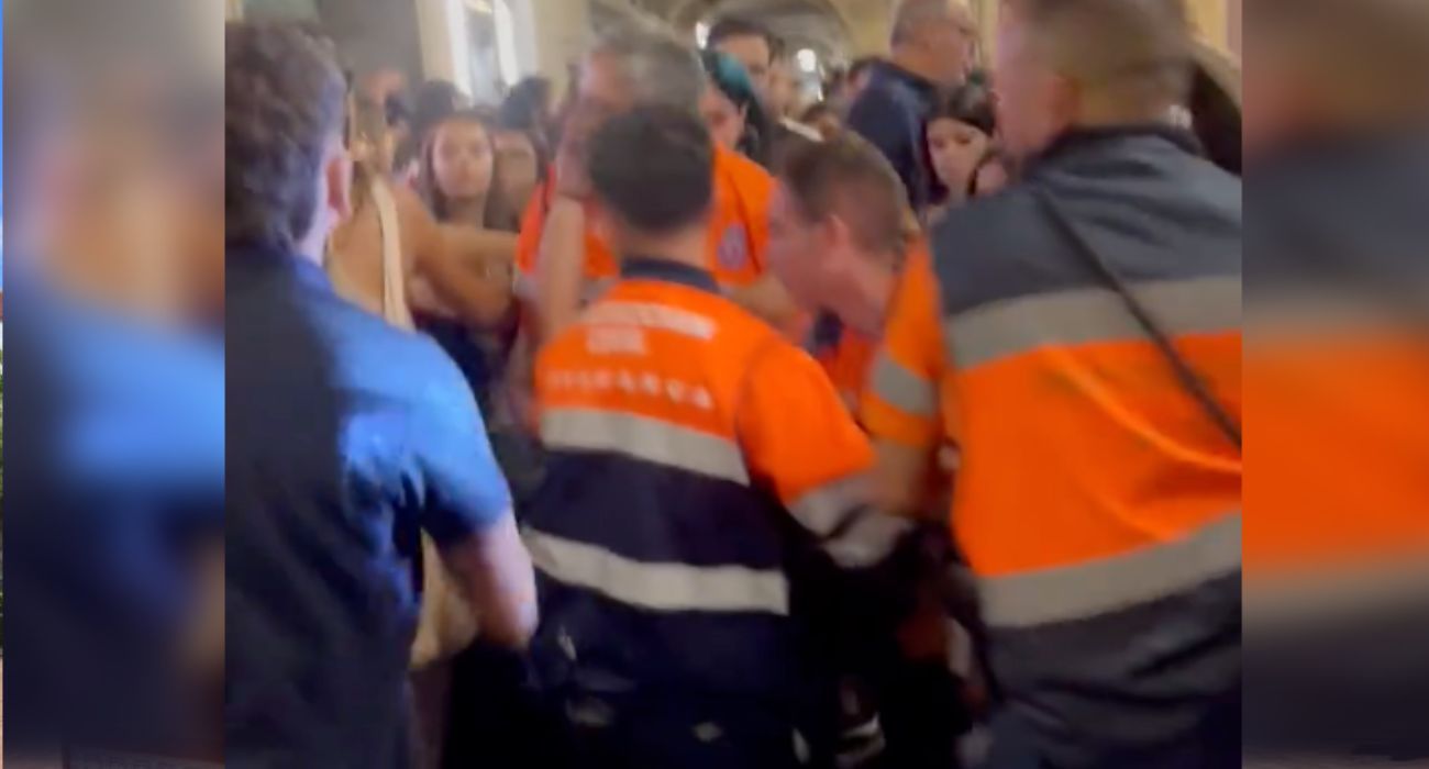 Momentos de angustia durante un concierto de Juan Magán. 