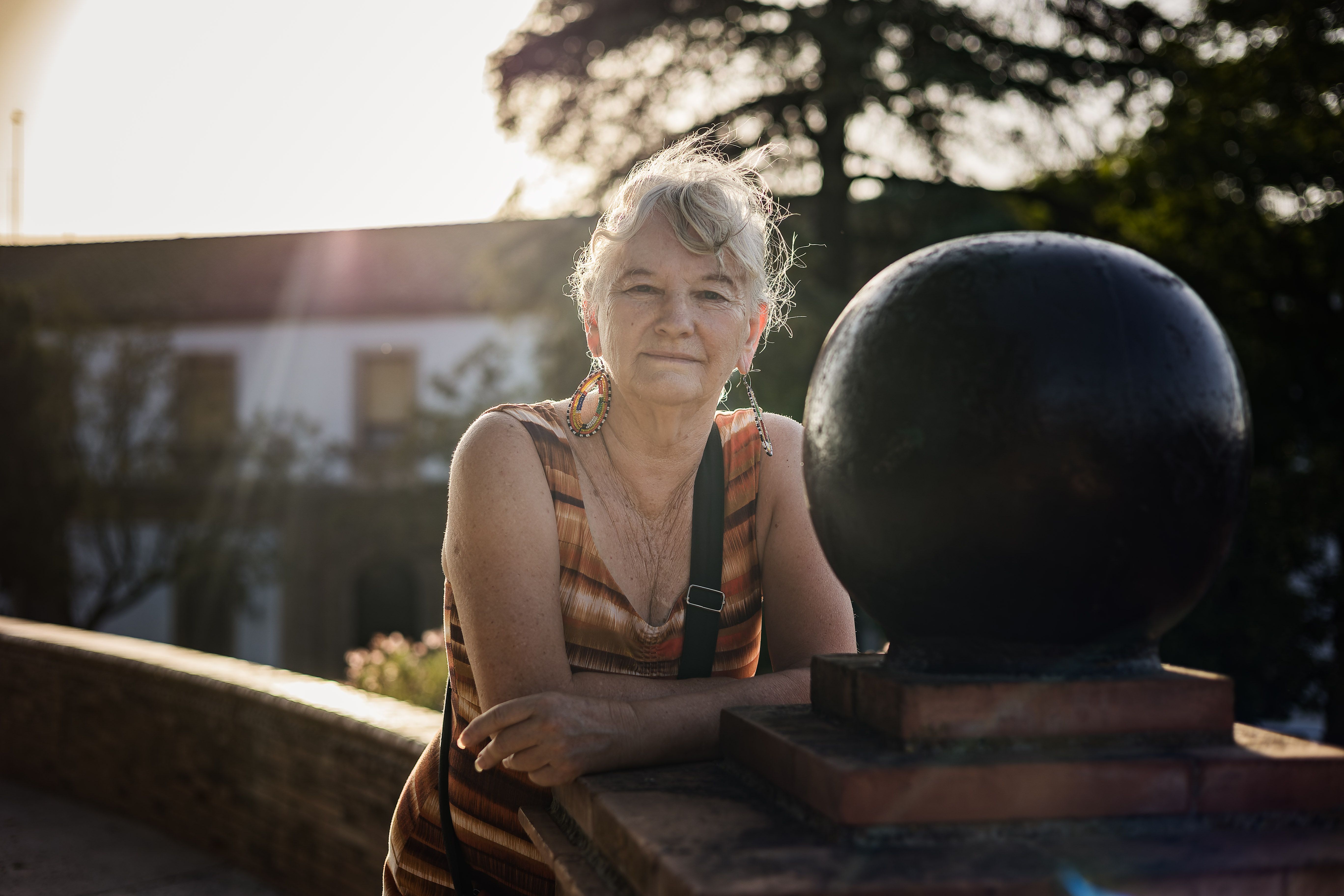 Eve Ma, directora de 'Tierra viva', después de la entrevista.