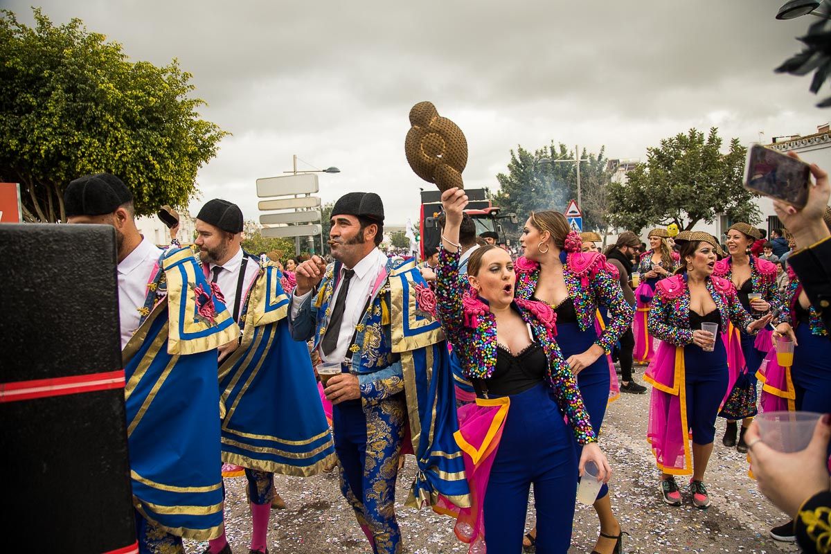 Una imagen de ediciones pasadas del Carnaval de Trebujena, uno de los pueblos que celebra a lo grande esta fiesta.
